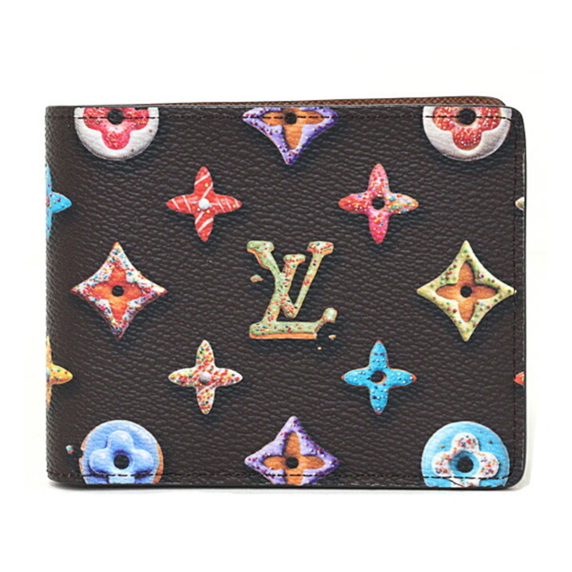 Louis Vuitton Monogram Chocolate Monogram Canvas Leather Wallet (Bi-Fold) (Pre-Owned)