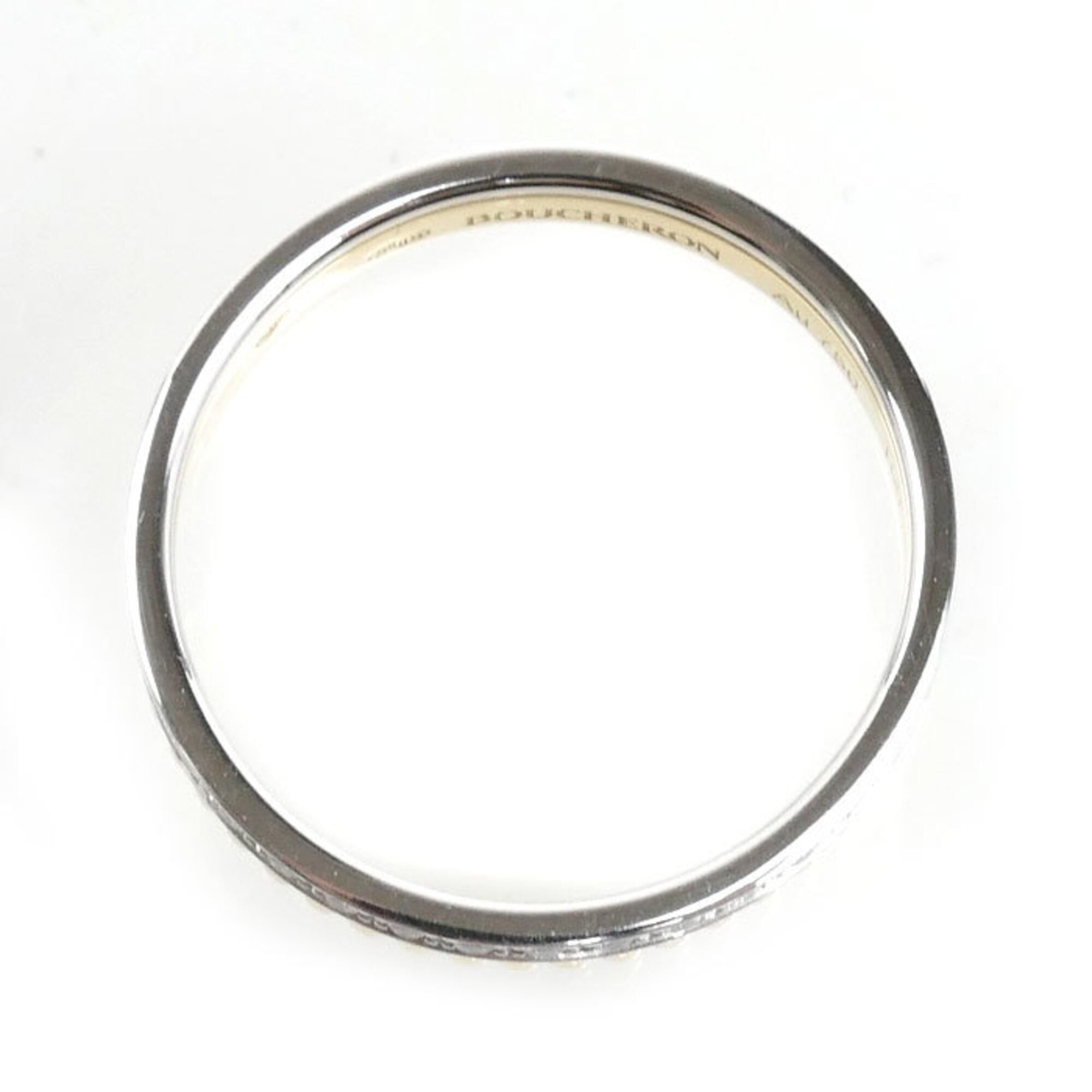 Boucheron Yellow Gold (18K) White Gold (18K) Band Ring (Pre-Owned)