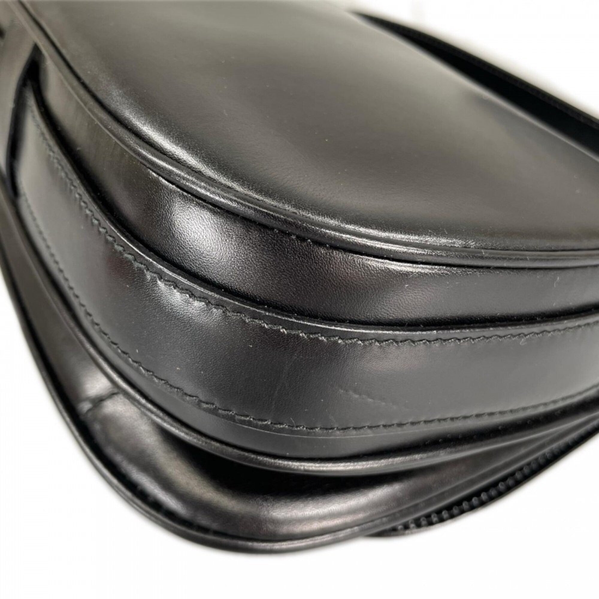 Celine Black Leather Shoulder Bag (Pre-Owned)