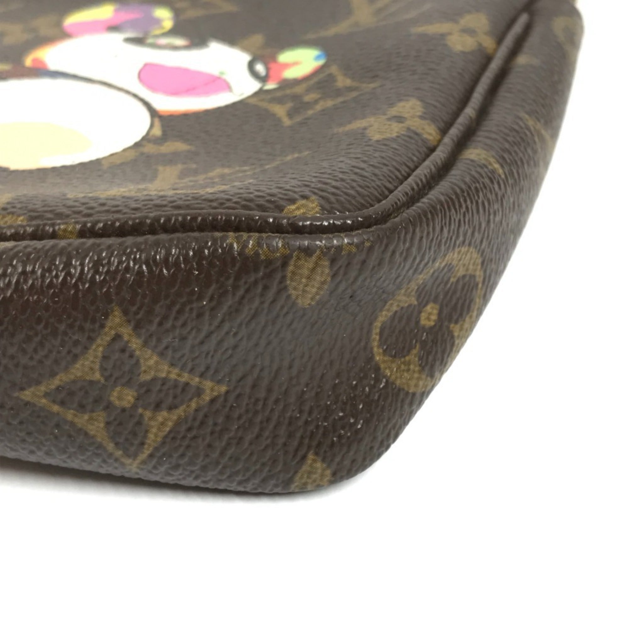Louis Vuitton Brown Multi-Color Monogram Handbag Pouch Shoulder Bag (Pre-Owned)