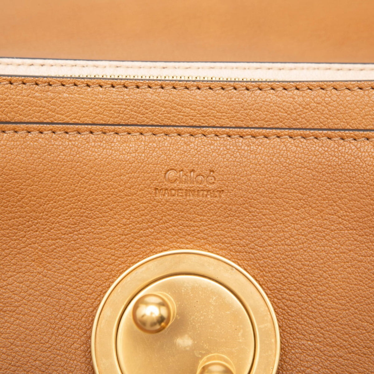Chloé Brown Leather Handbag Shoulder Bag (Pre-Owned)