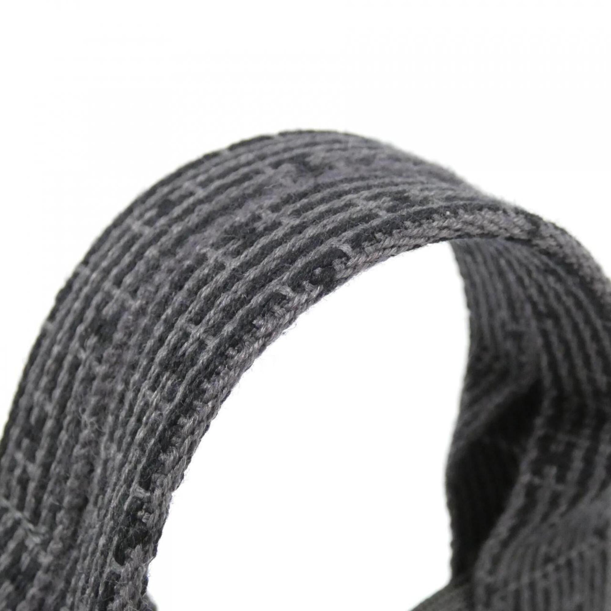 Hermes Black Canvas Handbag (Pre-Owned)