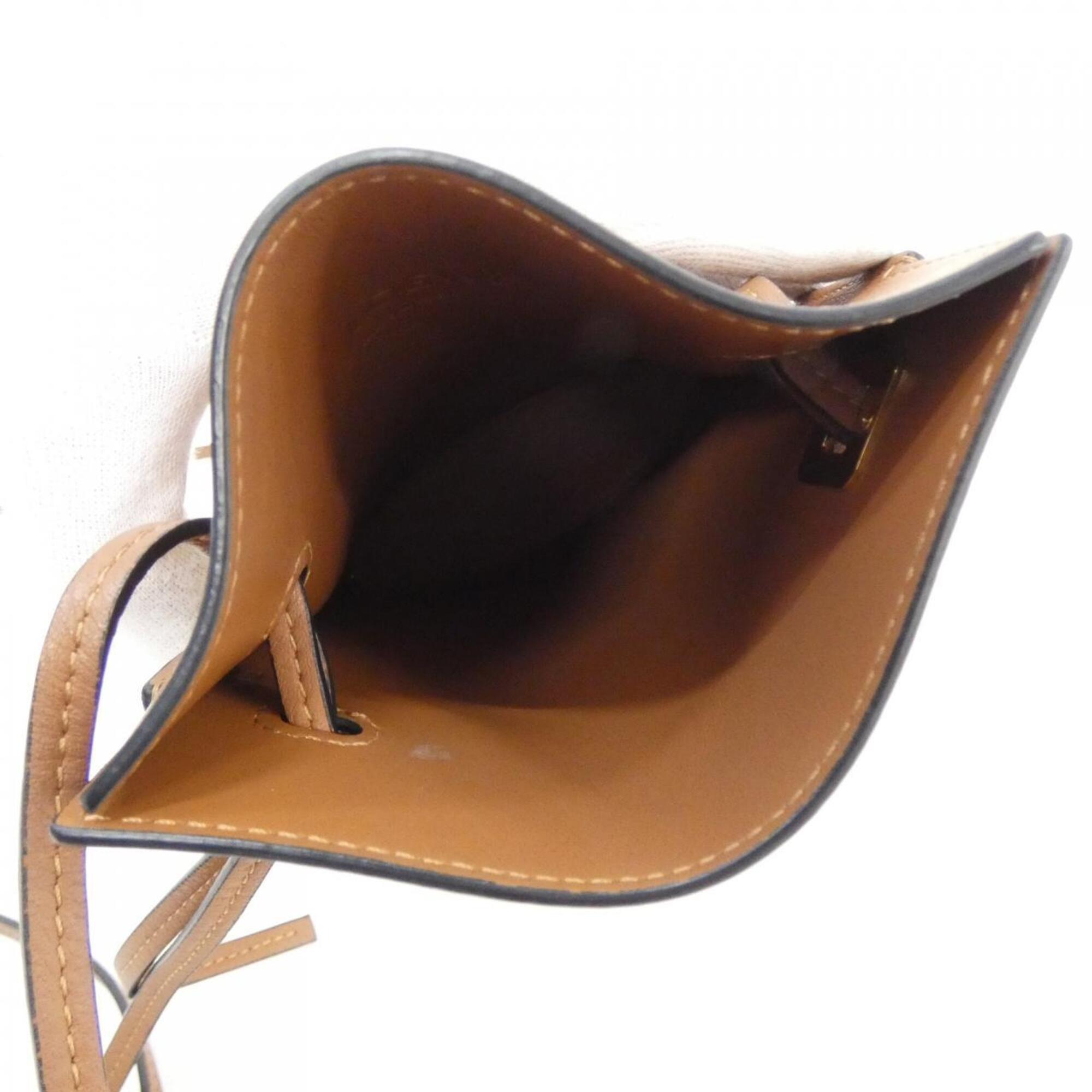 Loewe Brown Leather Shoulder Bag (Pre-Owned)