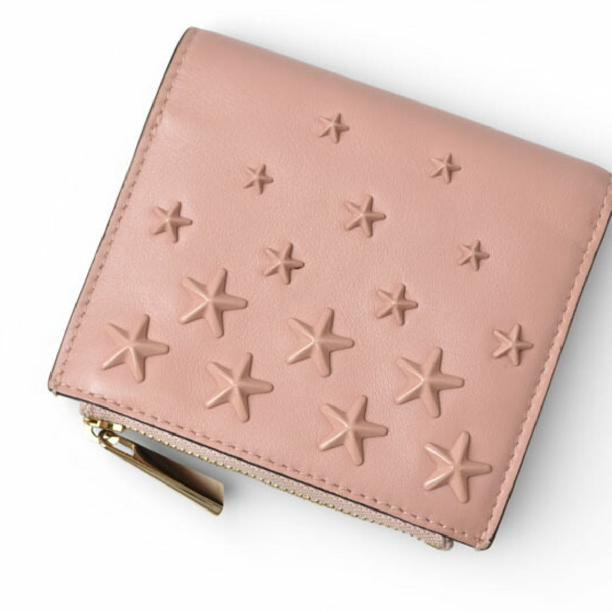 Jimmy Choo Pink Leather Wallet (Bi-Fold) (Pre-Owned)