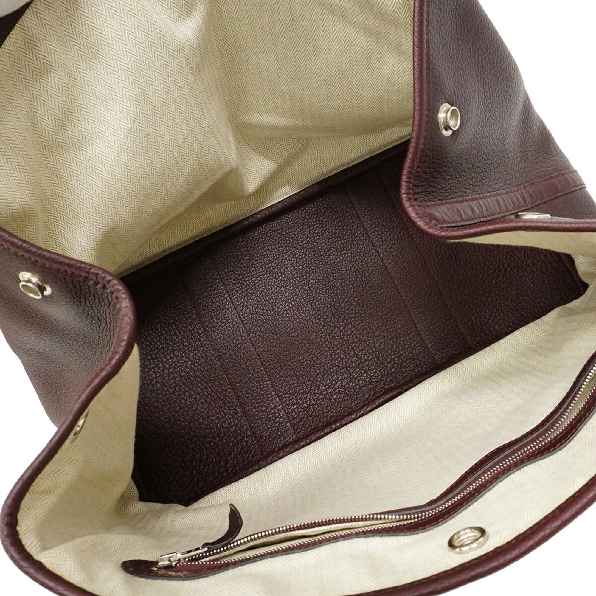 Hermes Bordeaux Negonda Leather Tote Bag (Pre-Owned)
