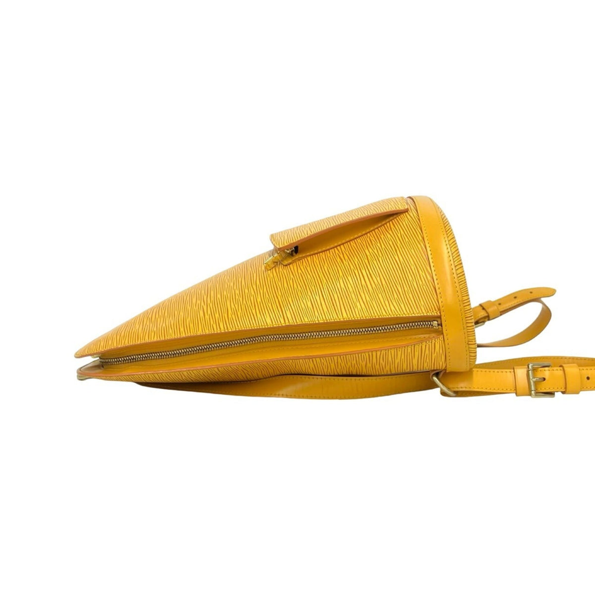 Louis Vuitton Yellow Leather Backpack (Pre-Owned)