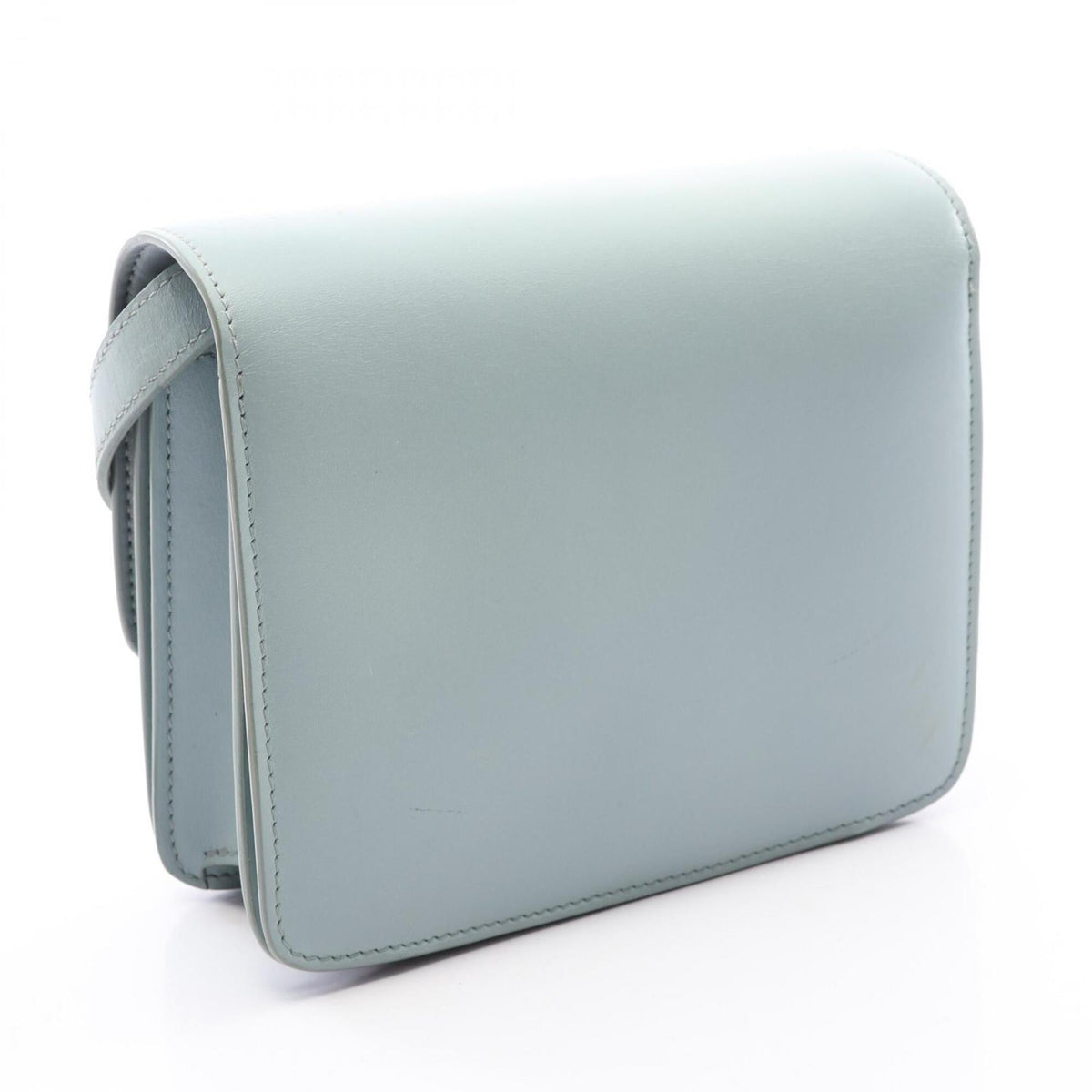 Celine Blue Leather Handbag Shoulder Bag (Pre-Owned)