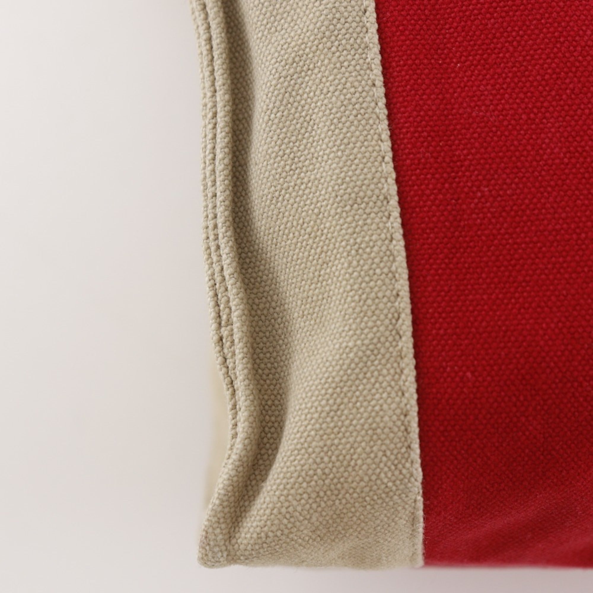 Hermes Red Color Cotton Clutch Bag (Pre-Owned)