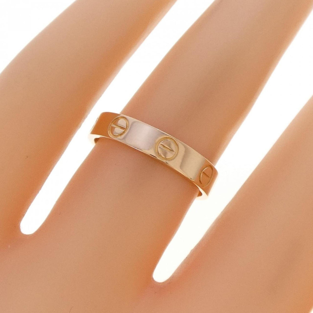 Cartier Love Pink Gold (18K) Band Ring (Pre-Owned)