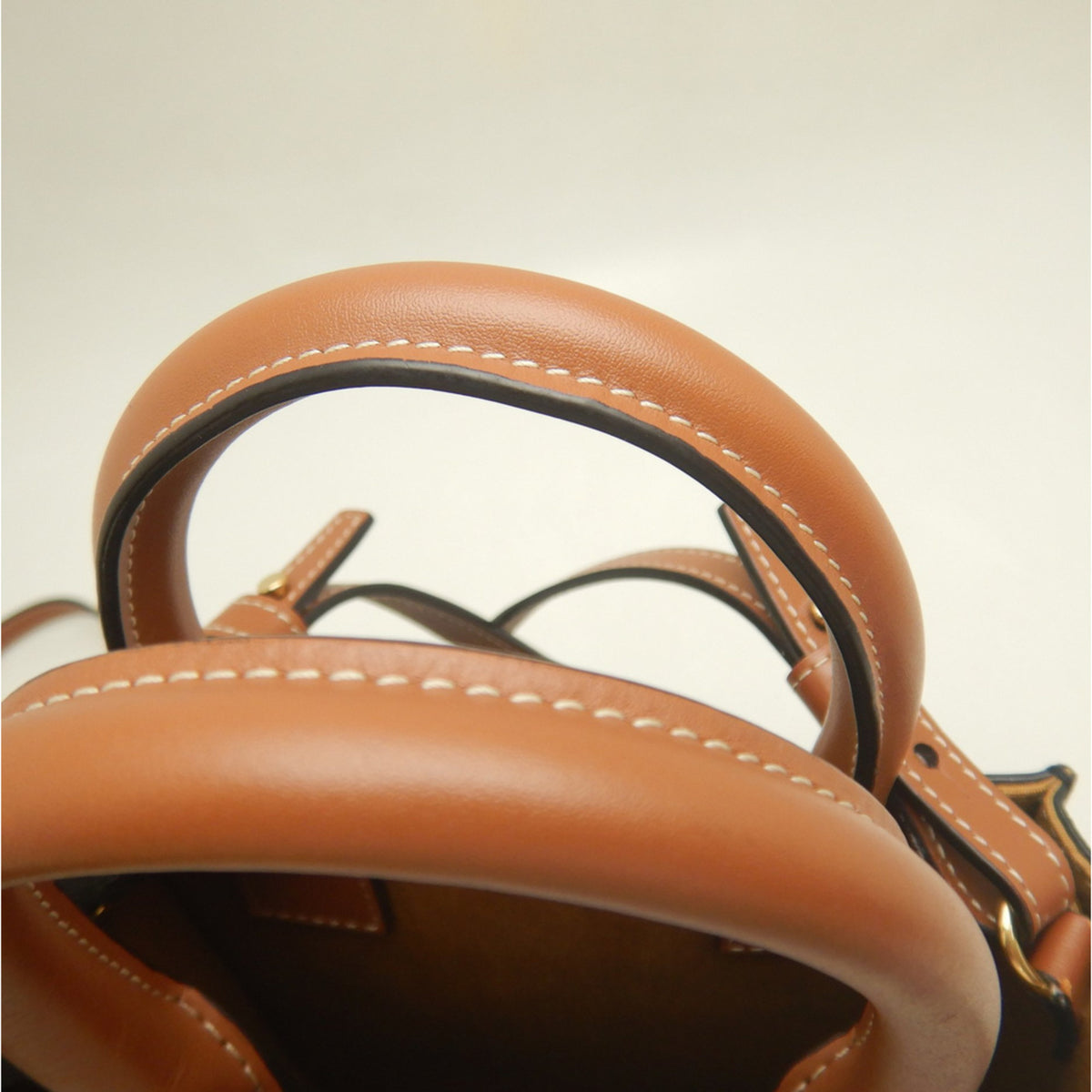 Celine Gold Coated Canvas Tote Bag (Pre-Owned)