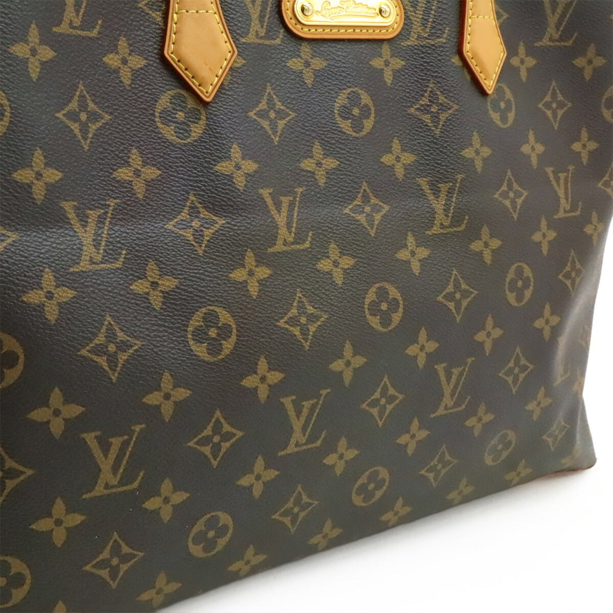 Louis Vuitton Brown Monogram Shoulder Bag Tote Bag (Pre-Owned)