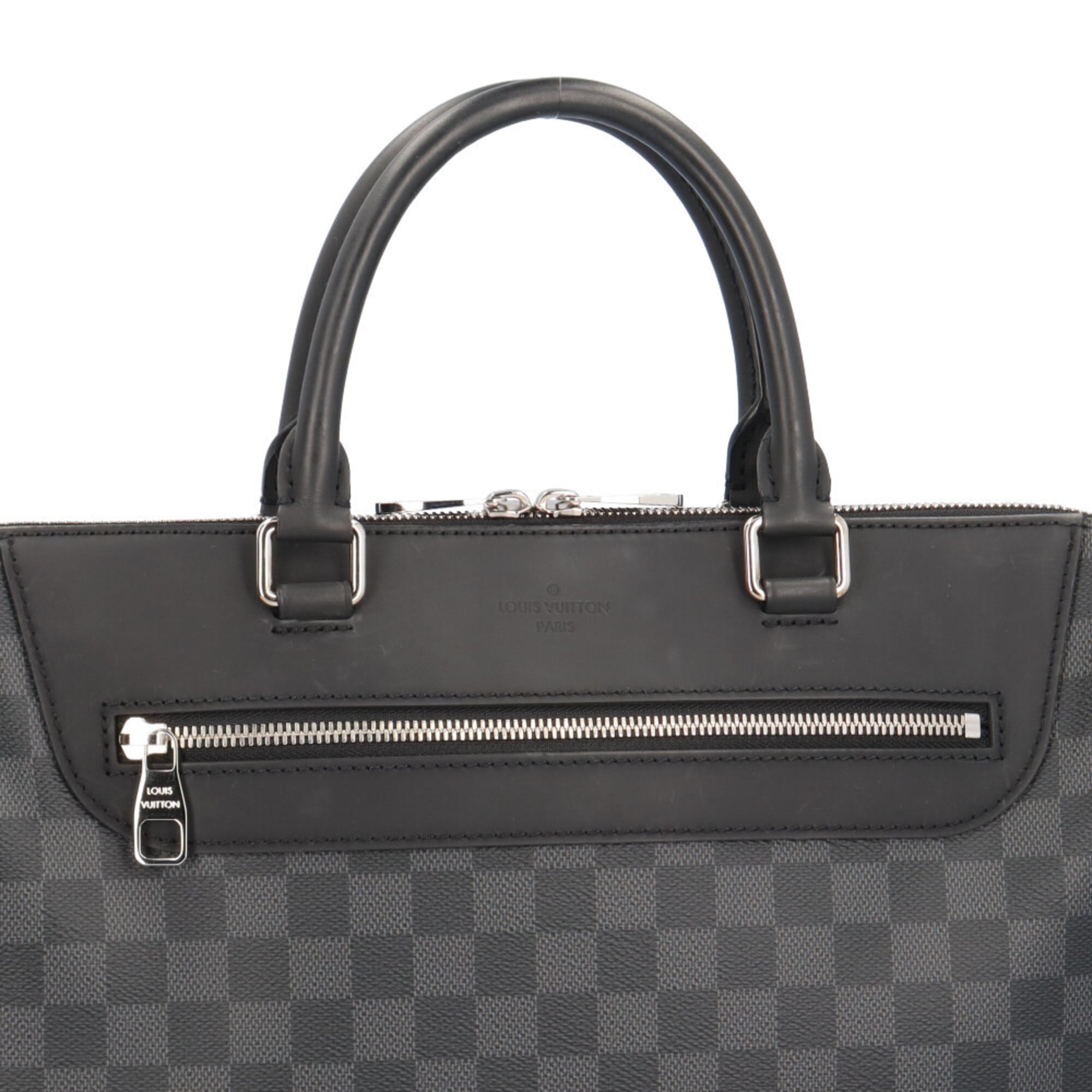 Louis Vuitton Black Gray Damier Graphite Briefcase (Pre-Owned)