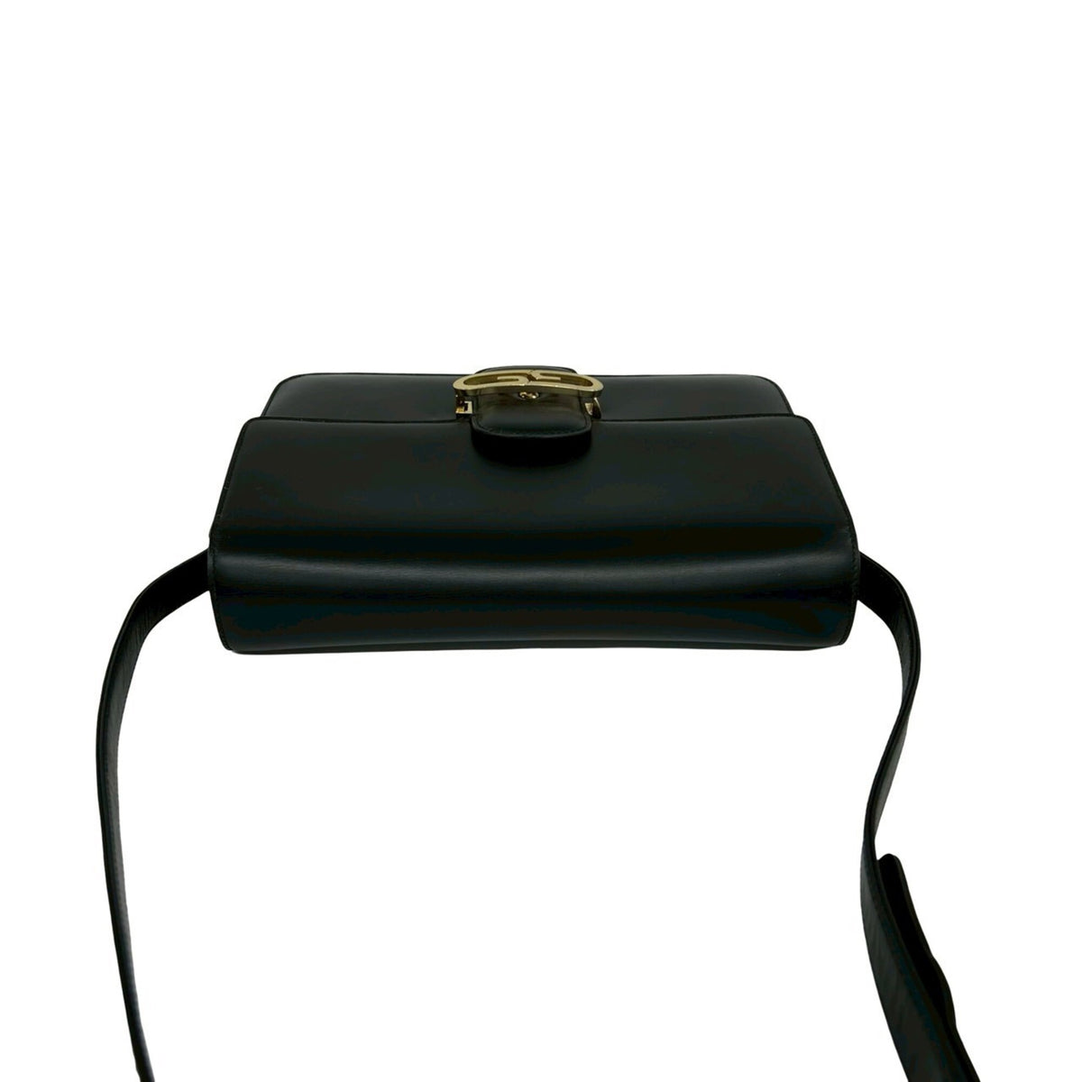 Gucci Black Leather Pochette Shoulder Bag (Pre-Owned)