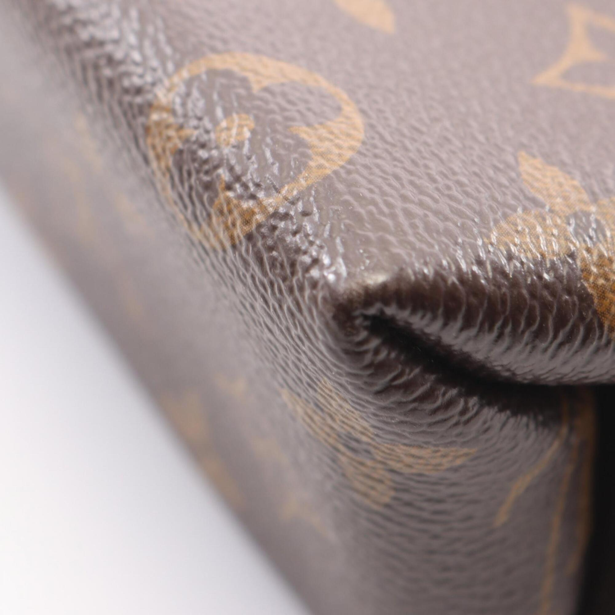 Louis Vuitton Black Brown Monogram Handbag (Pre-Owned)