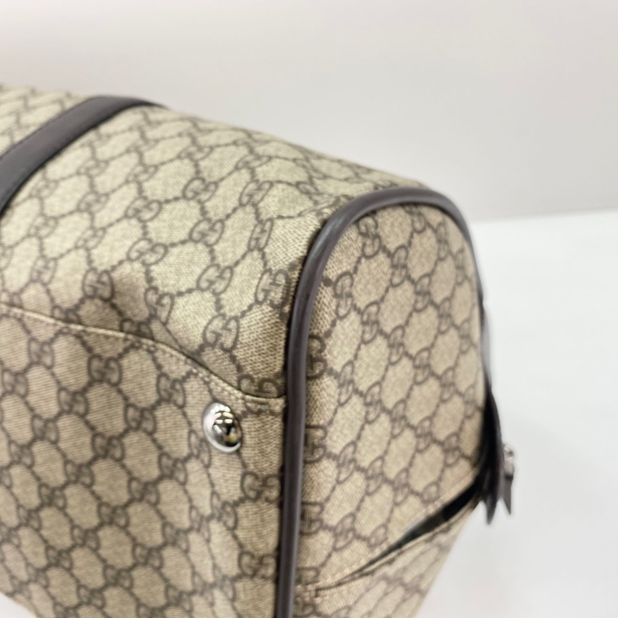 Gucci Brown Boston Bag (Pre-Owned)