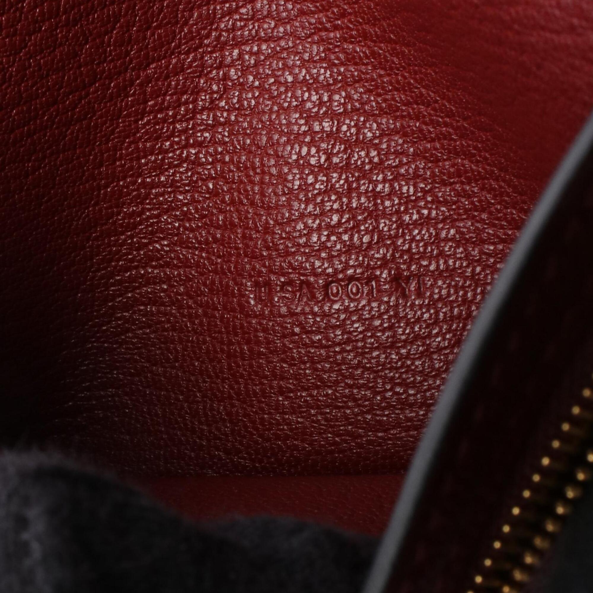 Hermes Bearn Bordeaux Rouge H Chevre Leather Long Wallet (Bi-Fold) (Pre-Owned)
