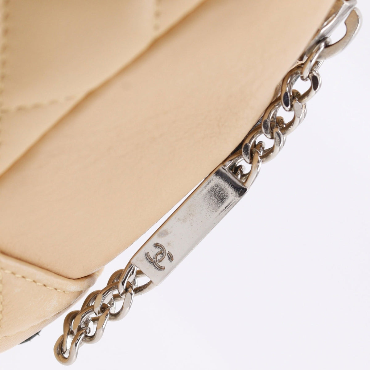 Chanel Beige Cambon Ligne Shoulder Bag (Pre-Owned)