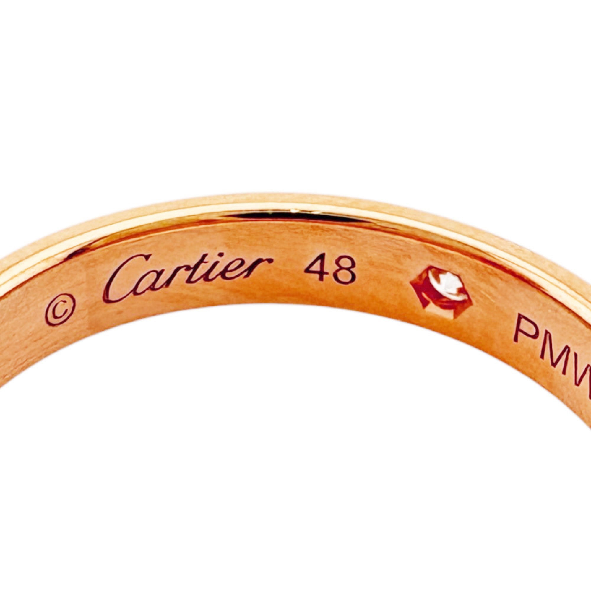 Cartier Pink Gold Pink Gold (18K) Band Ring (Pre-Owned)