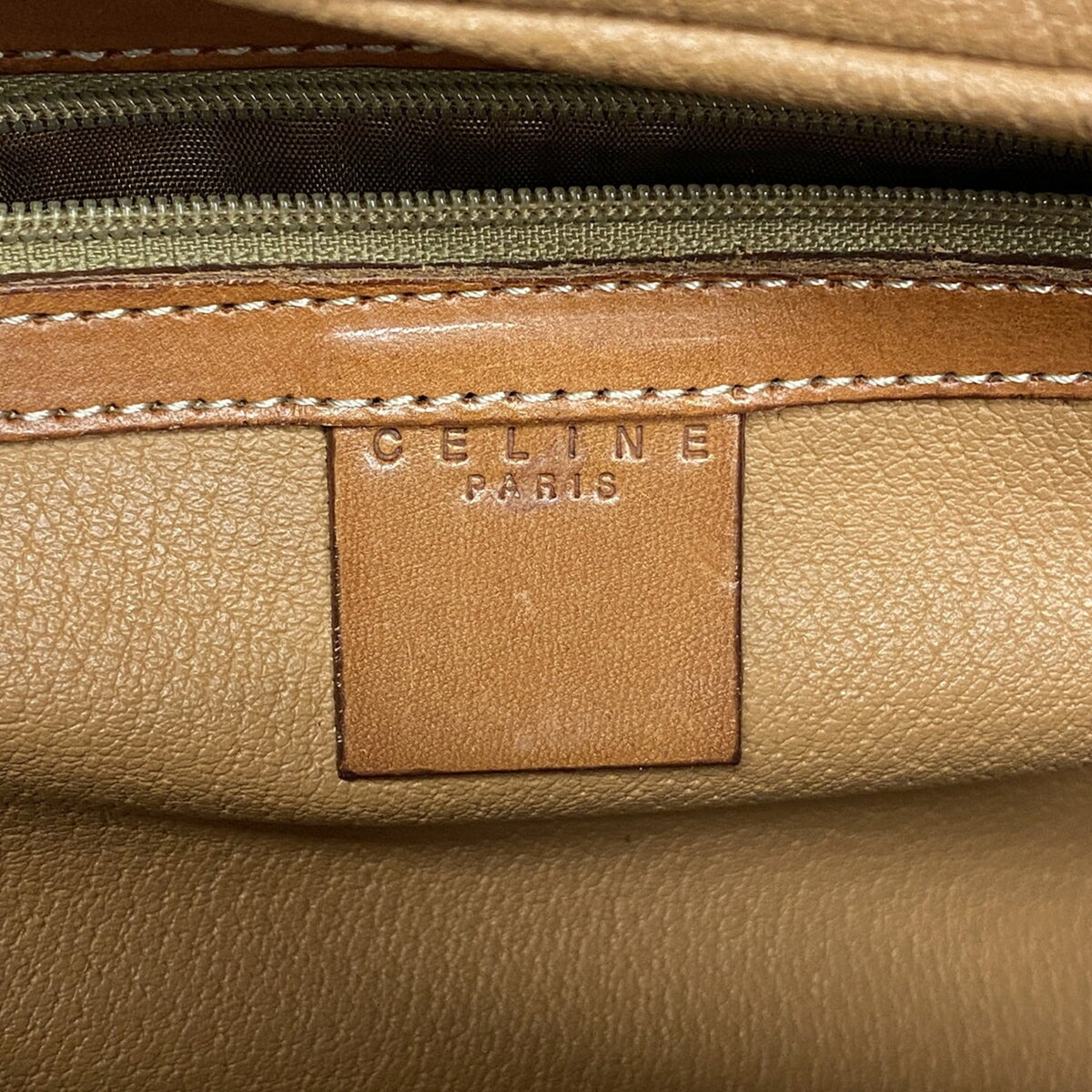 Celine Brown Pvc Handbag (Pre-Owned)