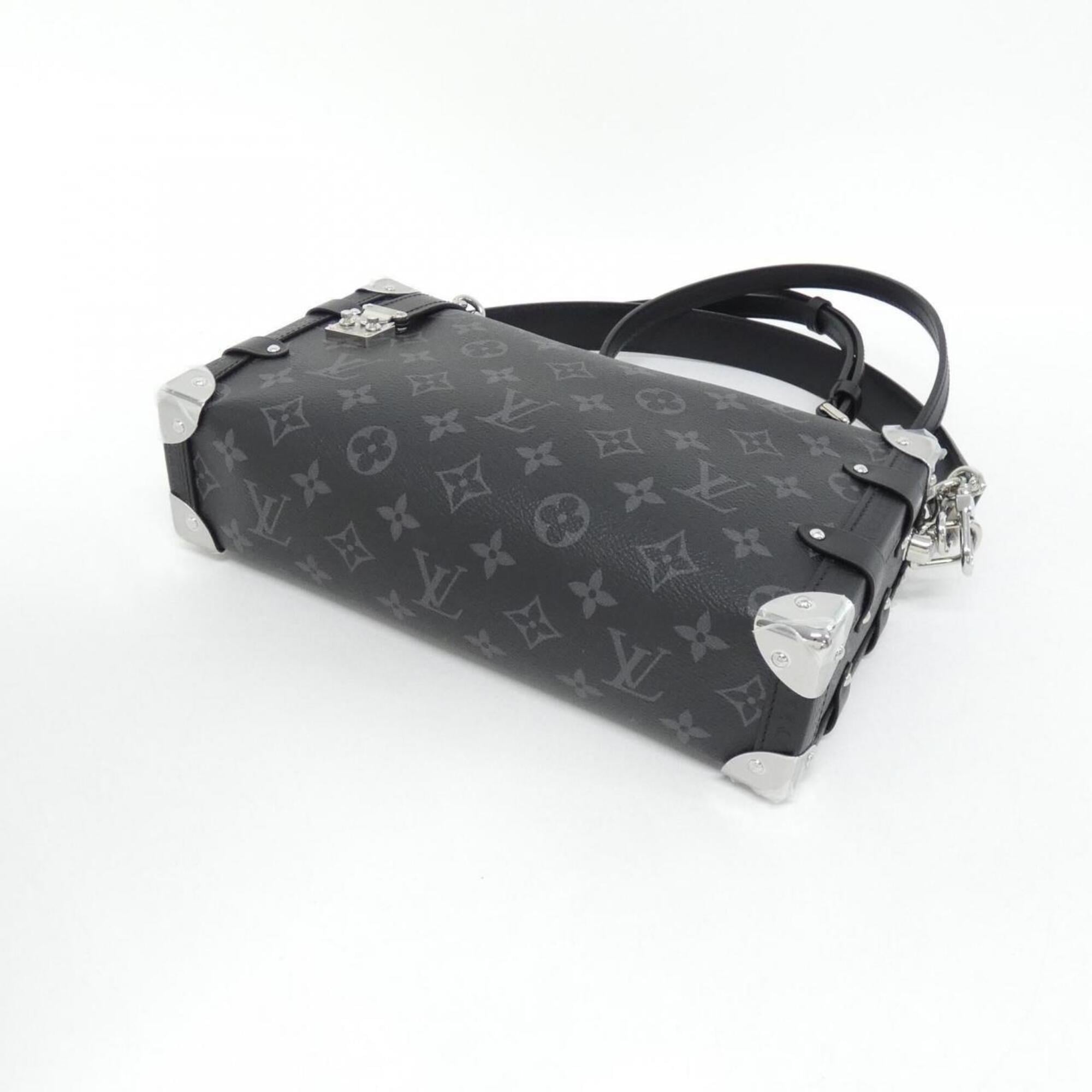 Louis Vuitton Black Coated Canvas Shoulder Bag (Pre-Owned)