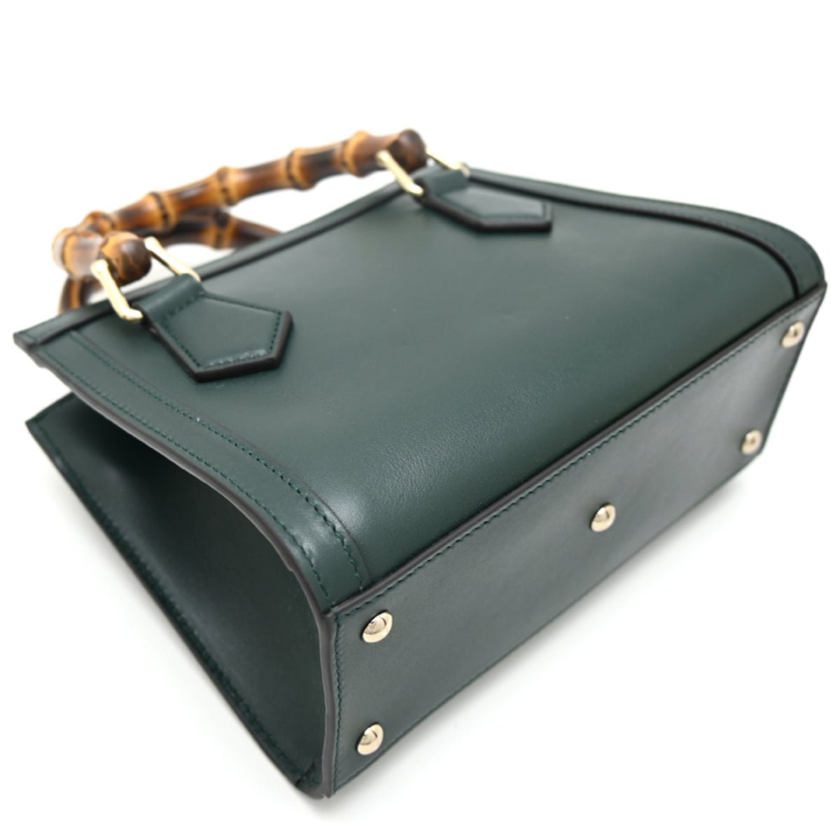 Gucci Green Leather Handbag (Pre-Owned)