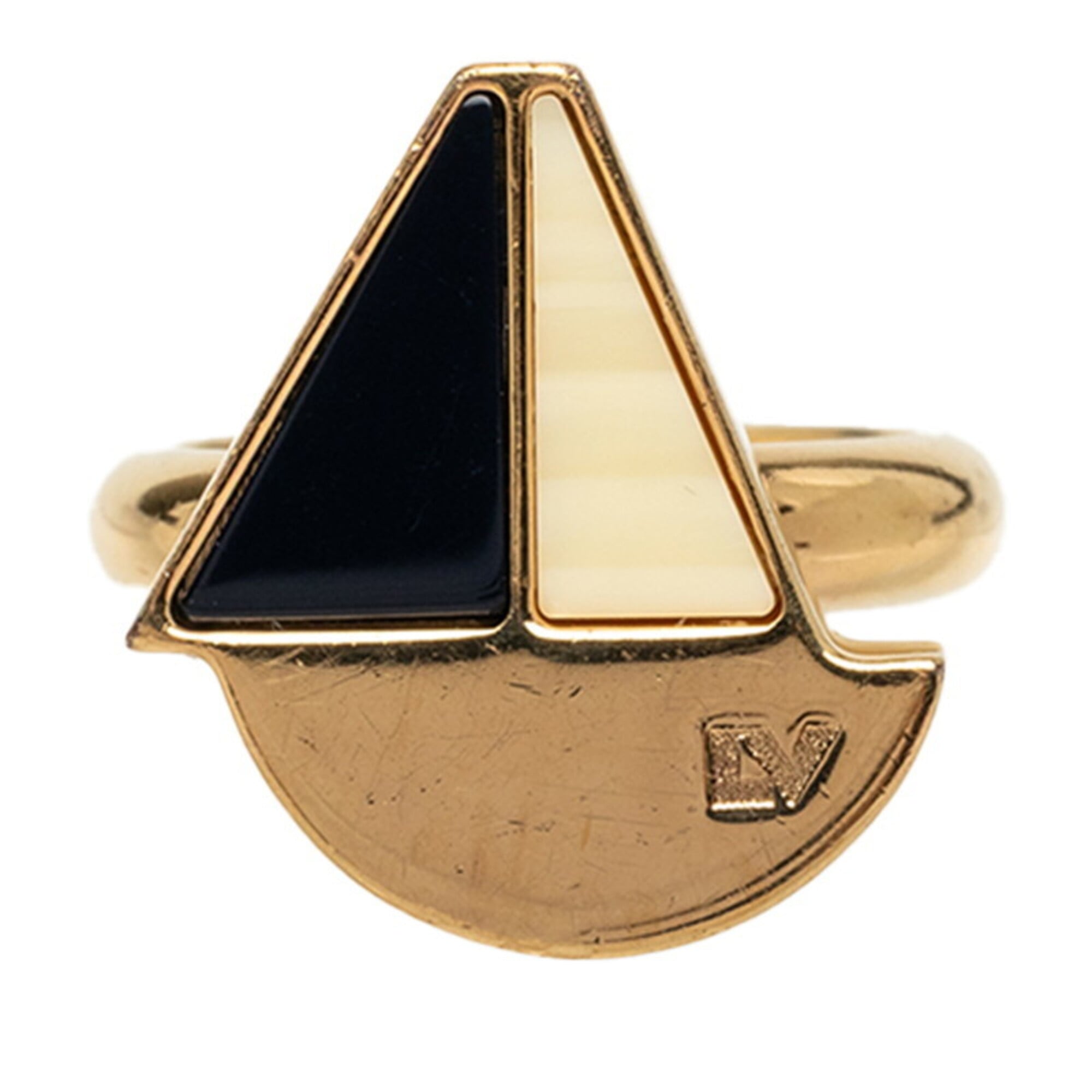Louis Vuitton Gold Band Ring (Pre-Owned)