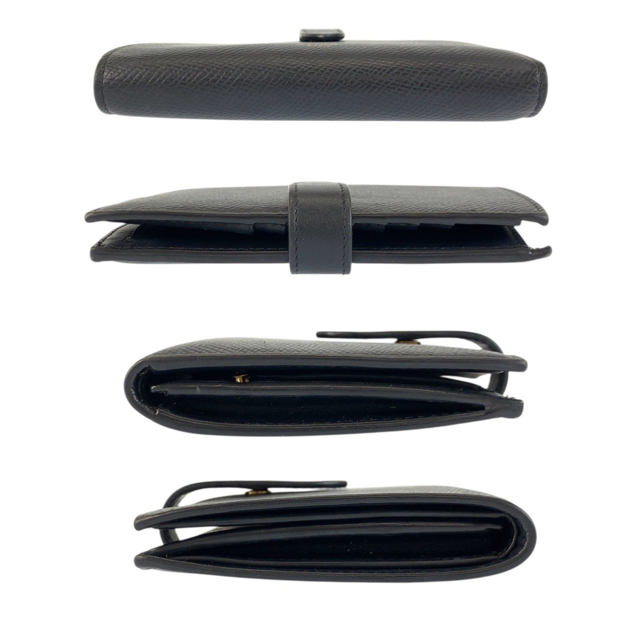 Celine Black Leather Wallet (Bi-Fold) (Pre-Owned)
