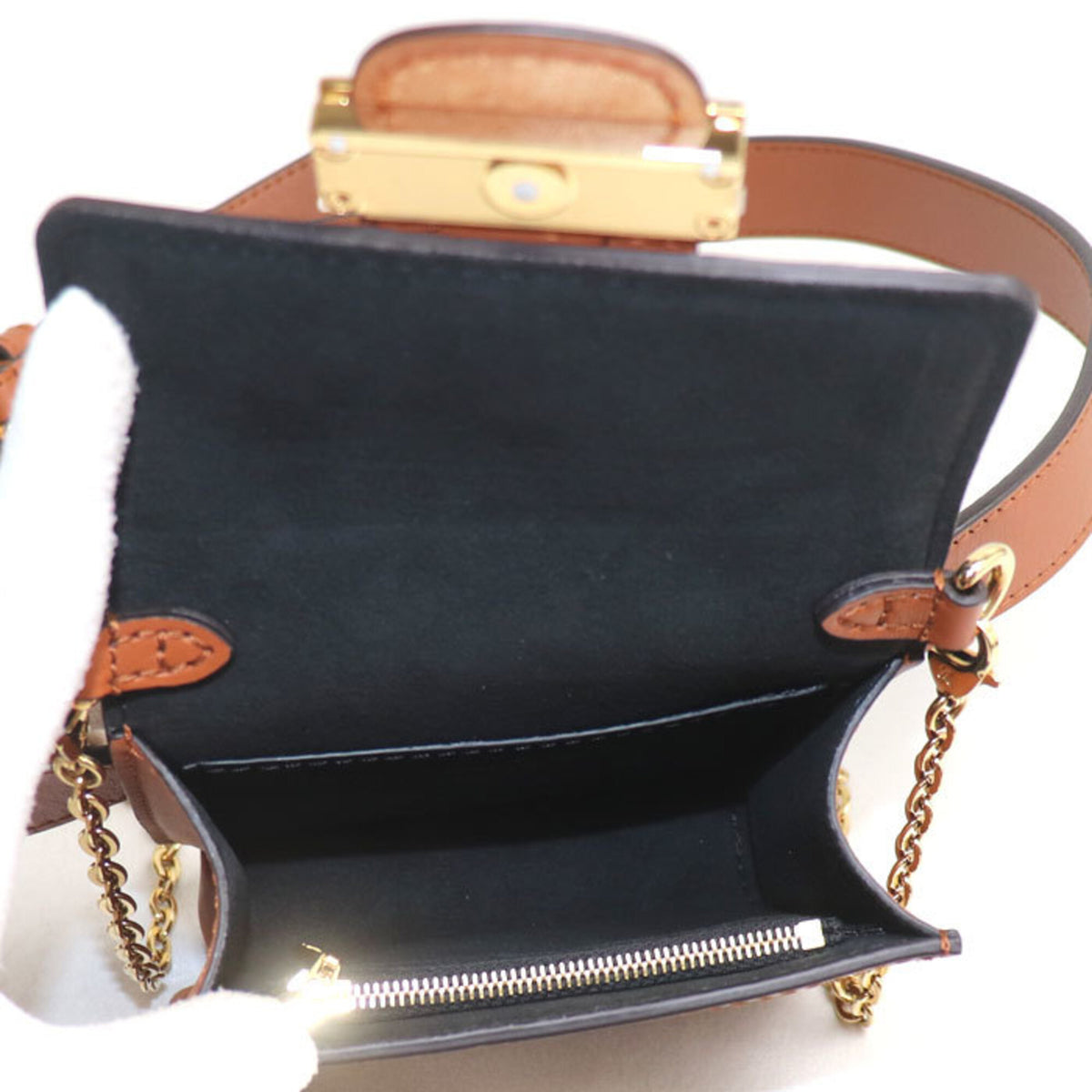 Louis Vuitton Brown Monogram Reverse Shoulder Bag (Pre-Owned)