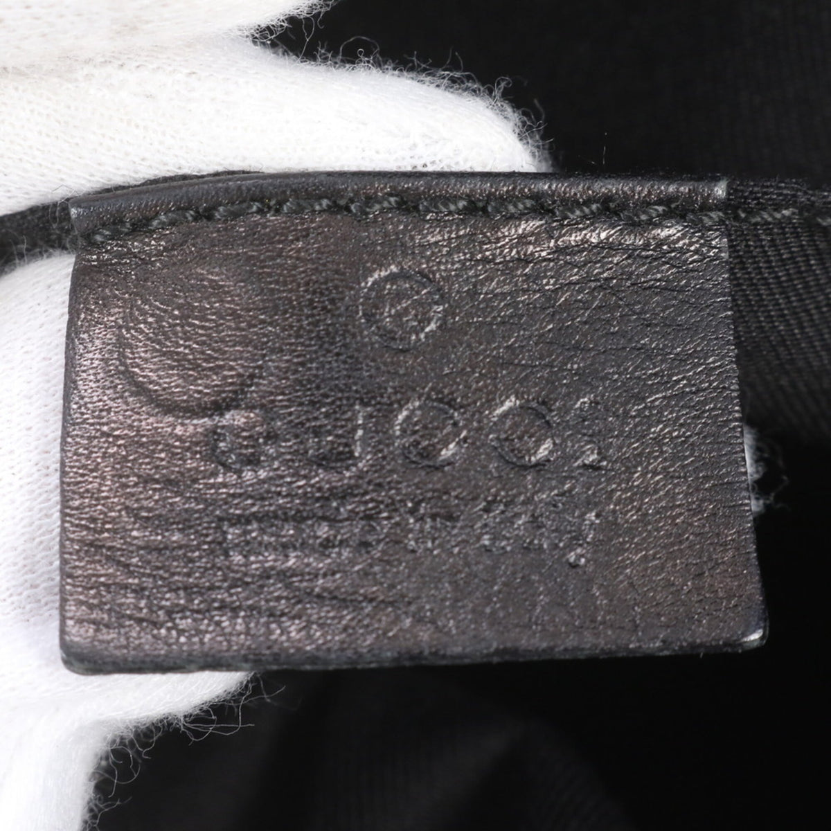 Gucci Black Leather Pouch Shoulder Bag Sling Bag (Pre-Owned)