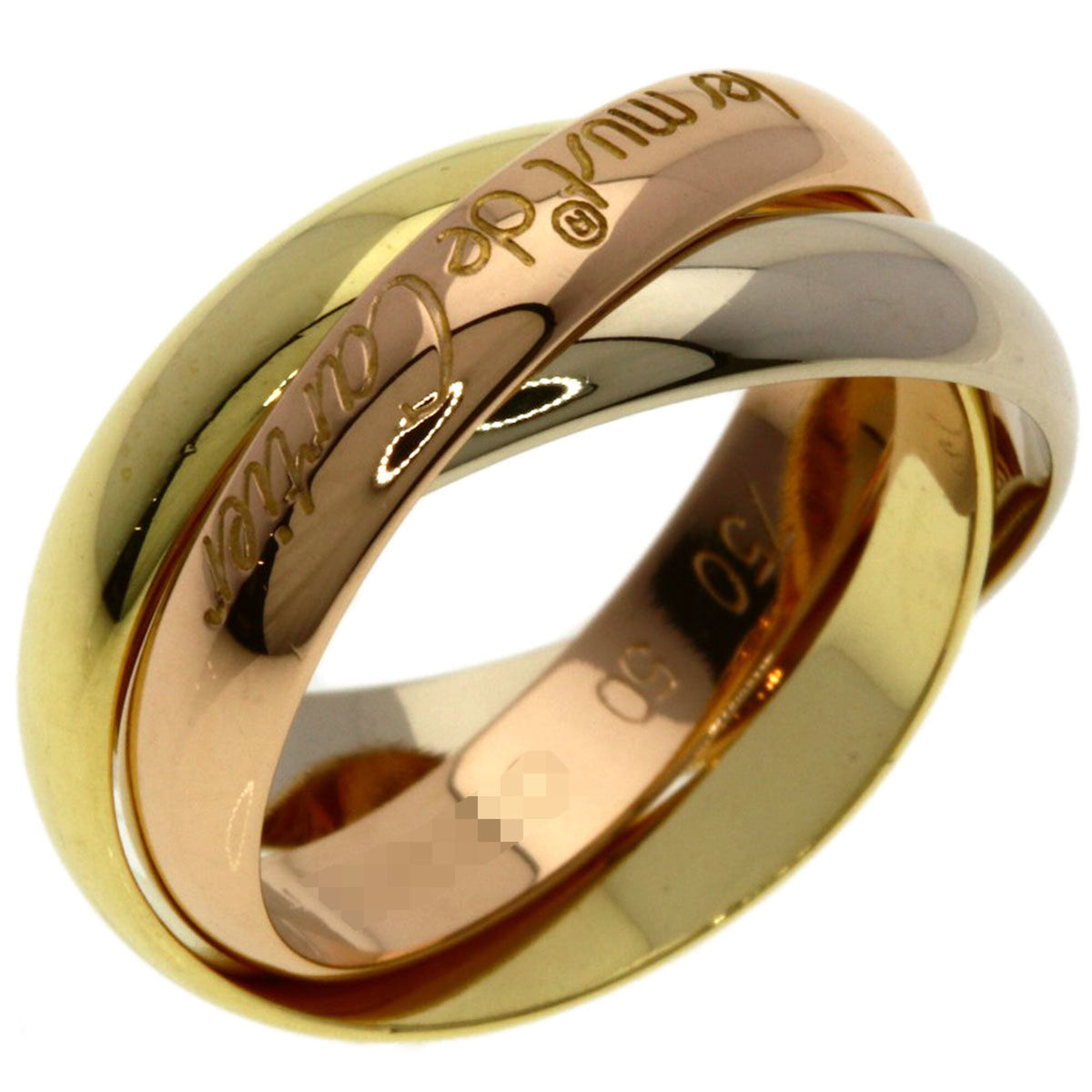 Cartier Yellow Gold (18K) Pink Gold (18K) White Gold (18K) Band Ring (Pre-Owned)