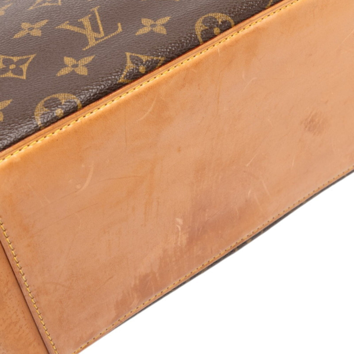 Louis Vuitton Monogram Brown Pvc Leather Shoulder Bag Tote Bag (Pre-Owned)