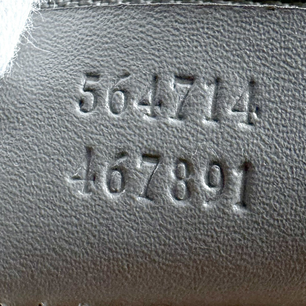 Gucci Gray Leather Handbag Shoulder Bag (Pre-Owned)