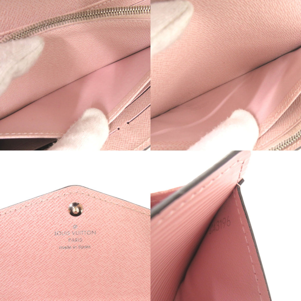 Louis Vuitton Rose Ballerine Epi Leather Long Wallet (Bi-Fold) (Pre-Owned)