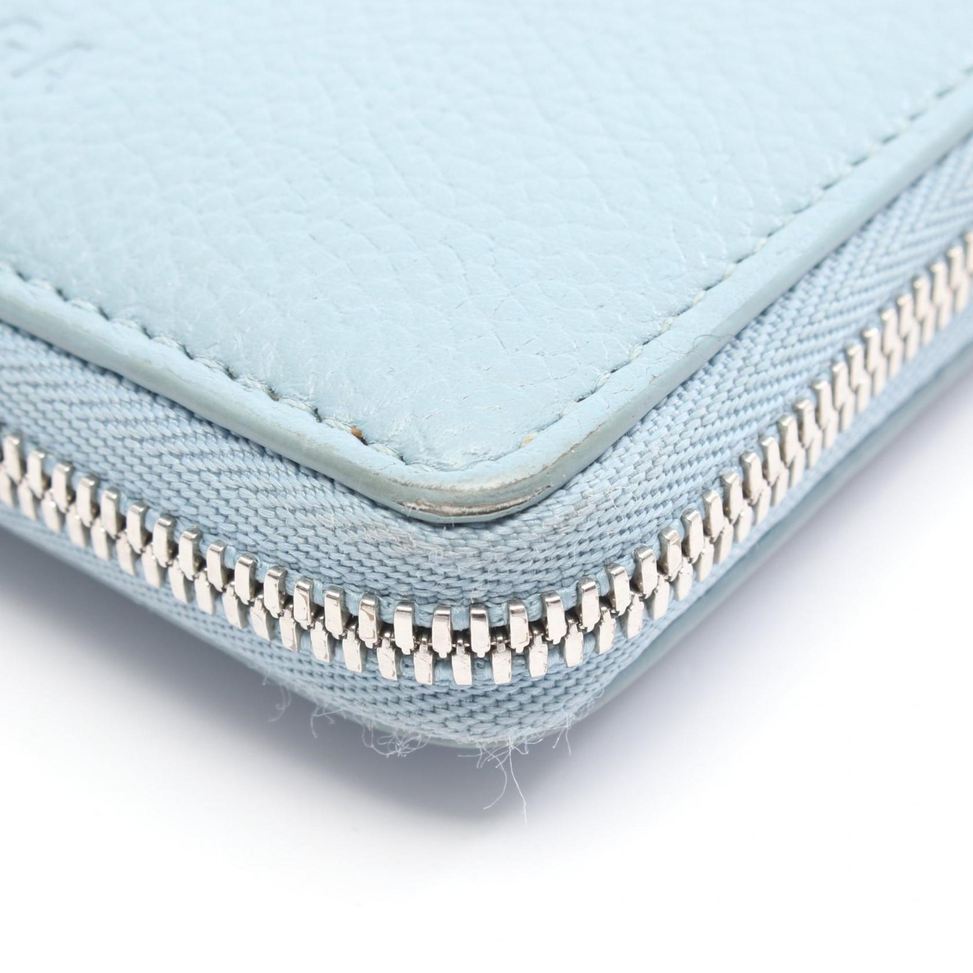 Balenciaga Blue Leather Wallet (Bi-Fold) (Pre-Owned)