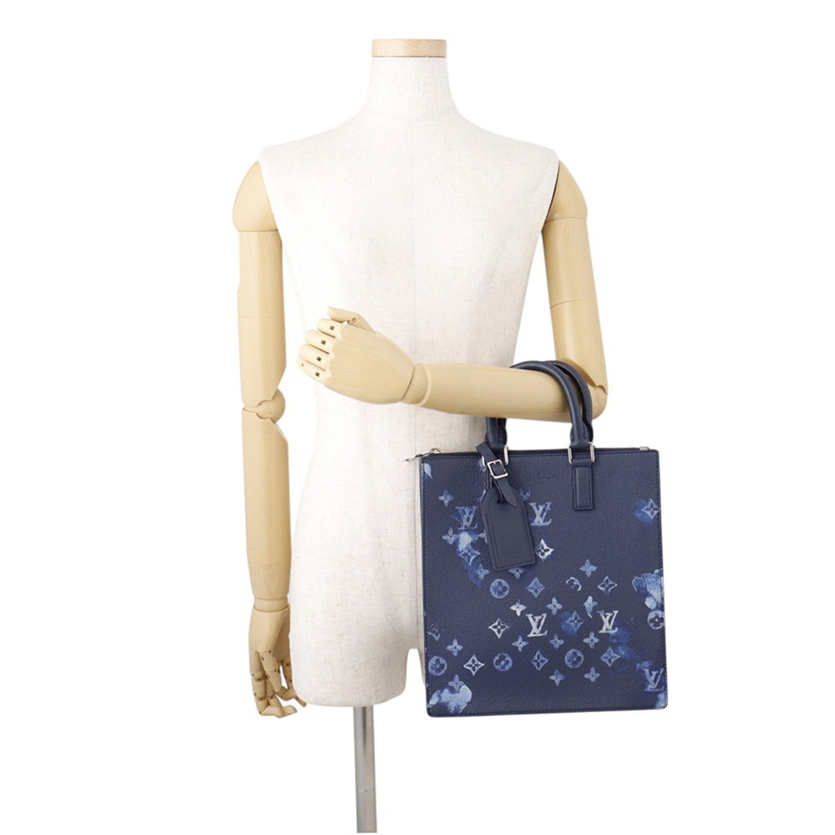 Louis Vuitton Navy Monogram Handbag (Pre-Owned)