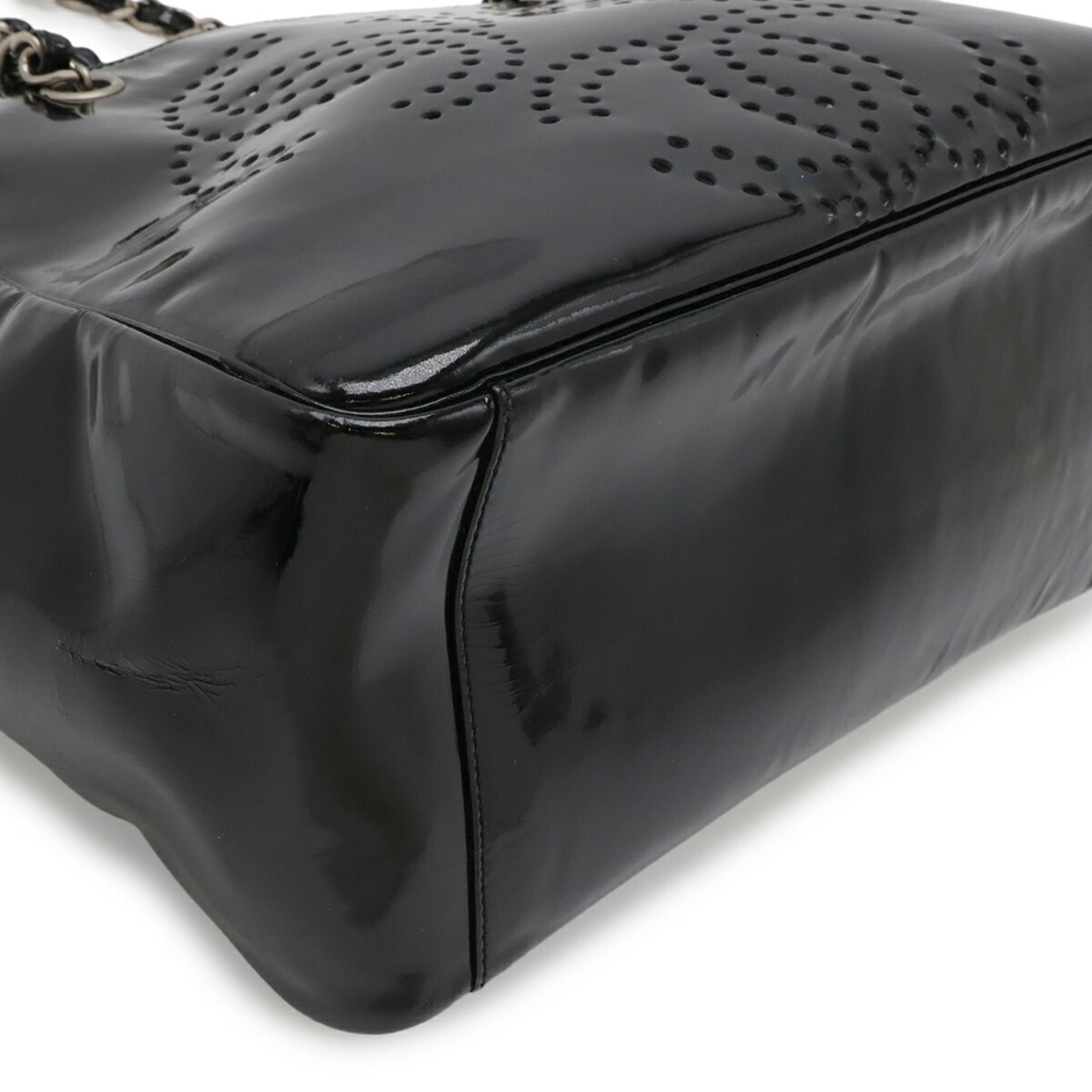Chanel Black White Handbag Pouch Shoulder Bag Tote Bag (Pre-Owned)