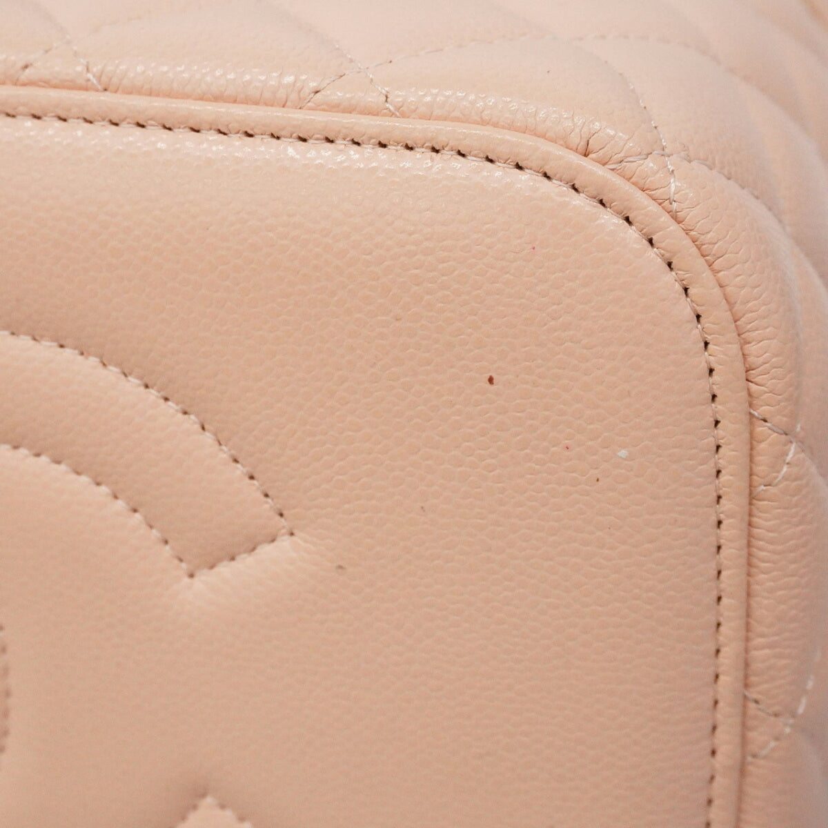 Chanel Pink Grained Calfskin Vanity Bag (Pre-Owned)