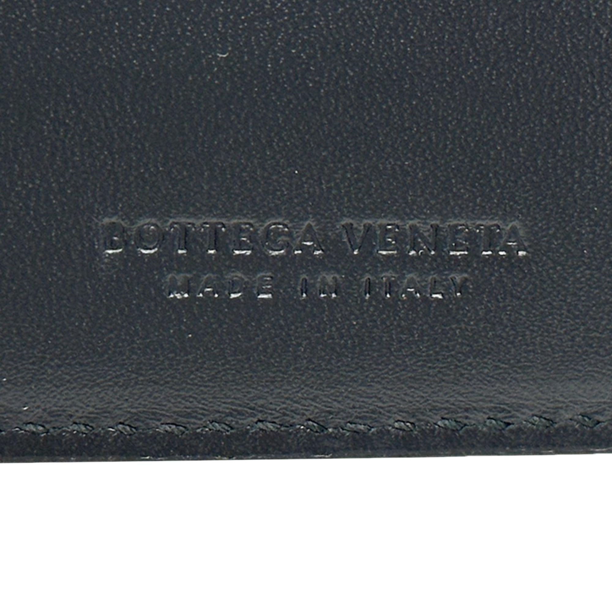 Bottega Veneta Black Intrecciato Wallet (Bi-Fold) (Pre-Owned)