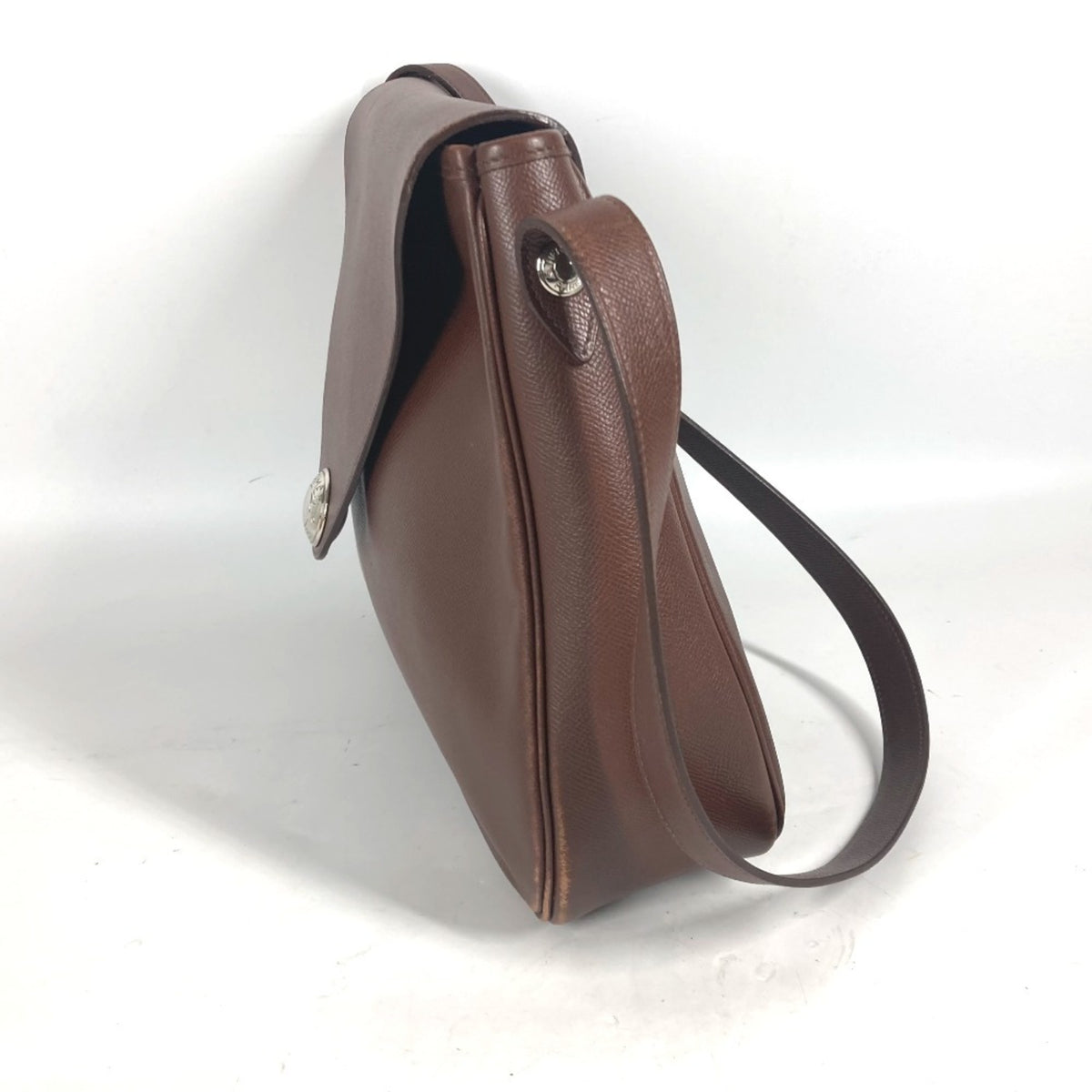 Hermes Brown Leather Shoulder Bag (Pre-Owned)