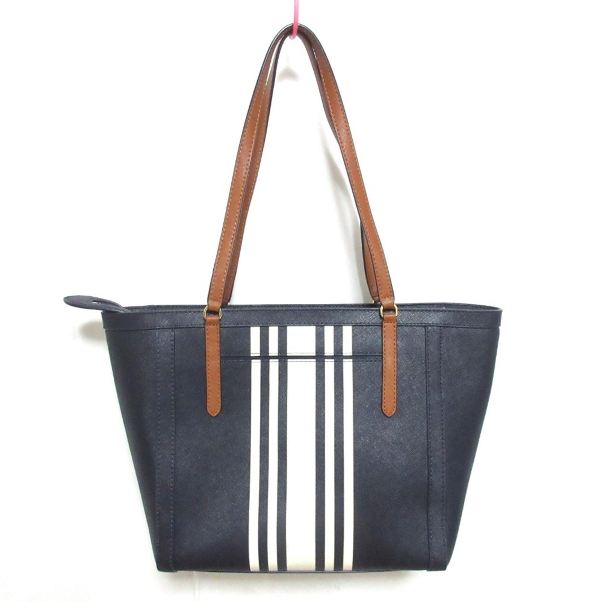 Ralph Lauren Navy Shoulder Bag Tote Bag (Pre-Owned)