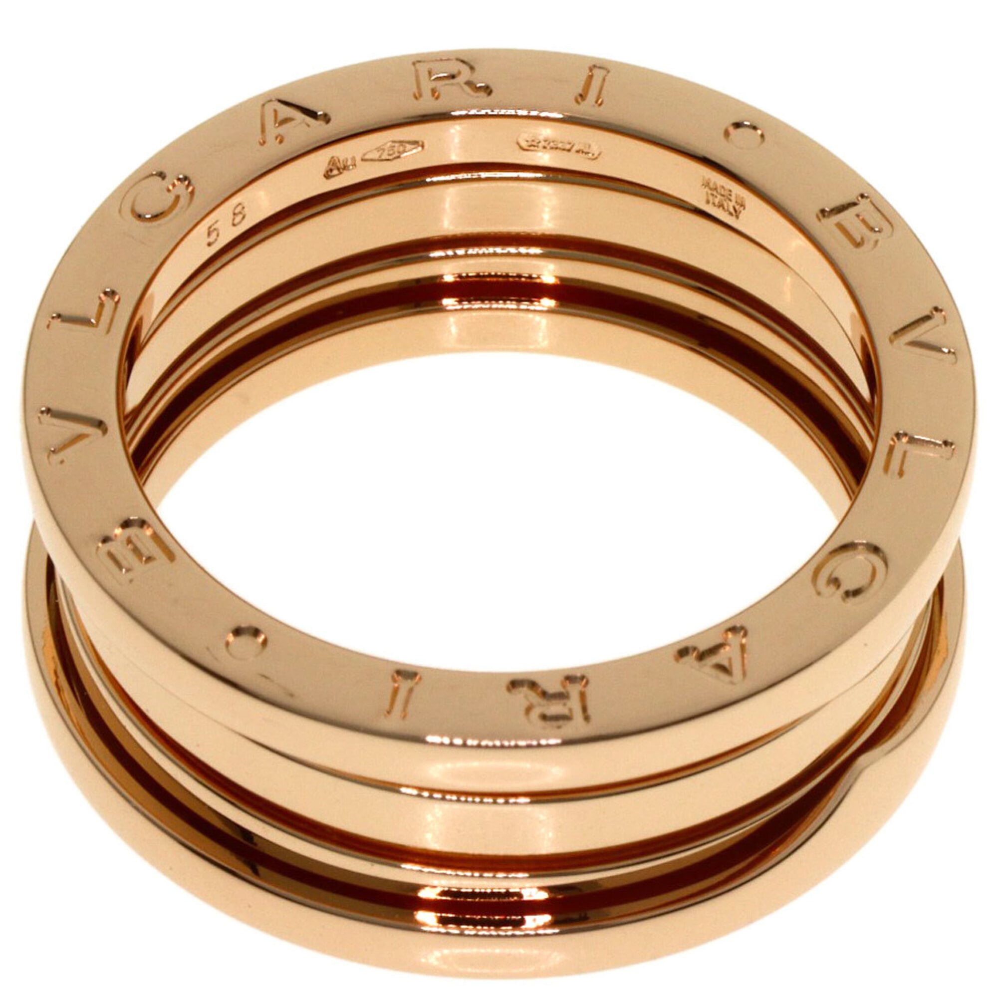 Bvlgari Pink Gold Pink Gold (18K) Band Ring (Pre-Owned)