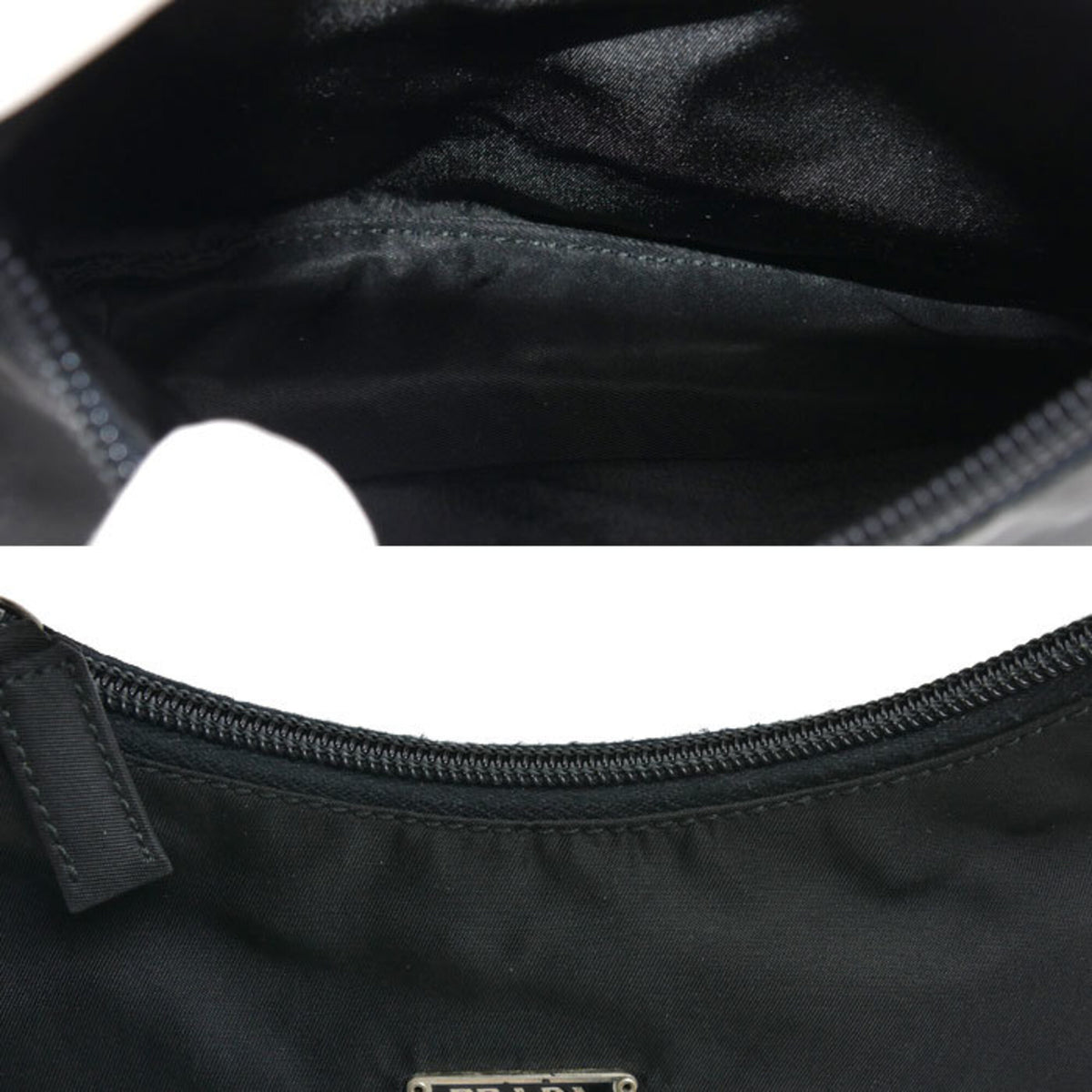 Prada Black Nylon Handbag (Pre-Owned)