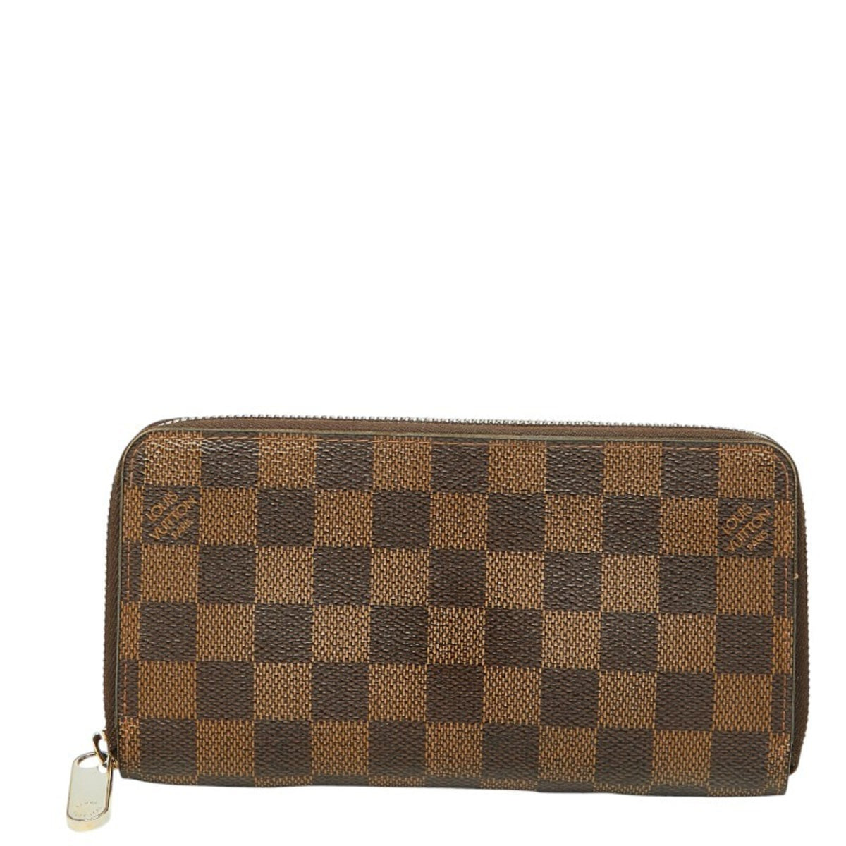 Louis Vuitton Brown Pvc Leather Long Wallet (Bi-Fold) (Pre-Owned)