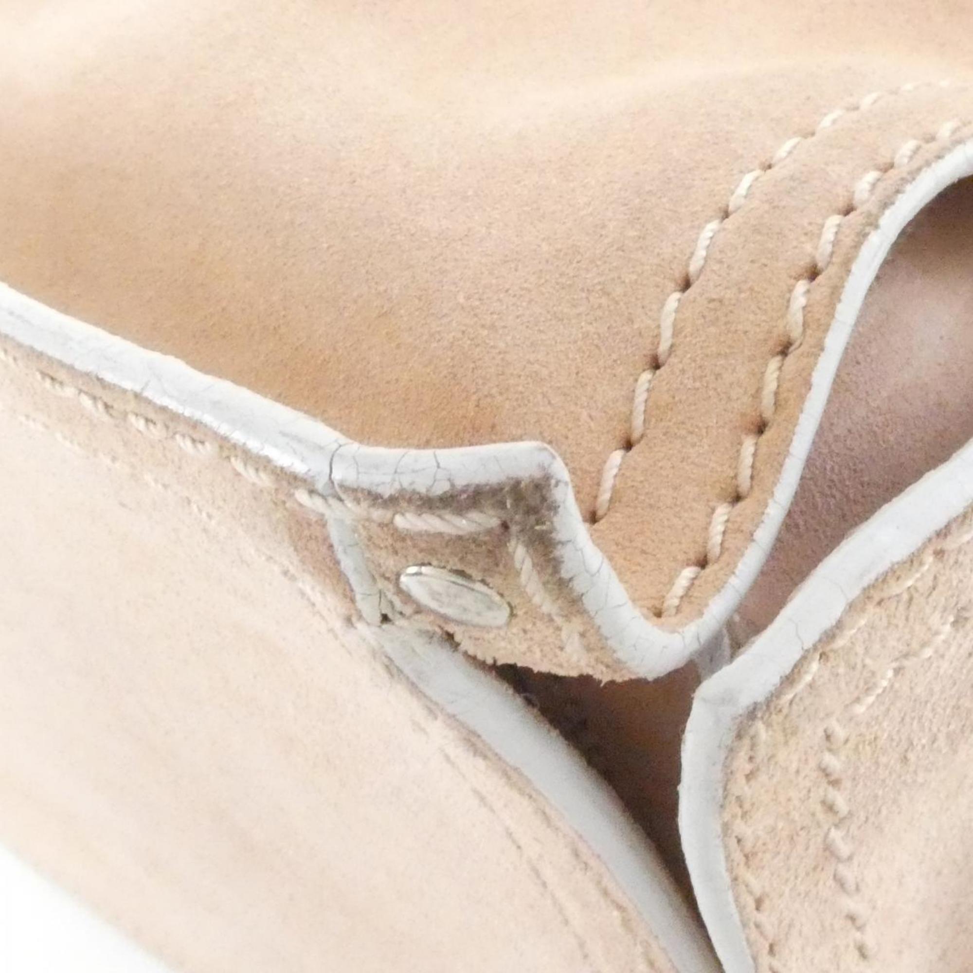 Loewe Beige Suede Handbag (Pre-Owned)