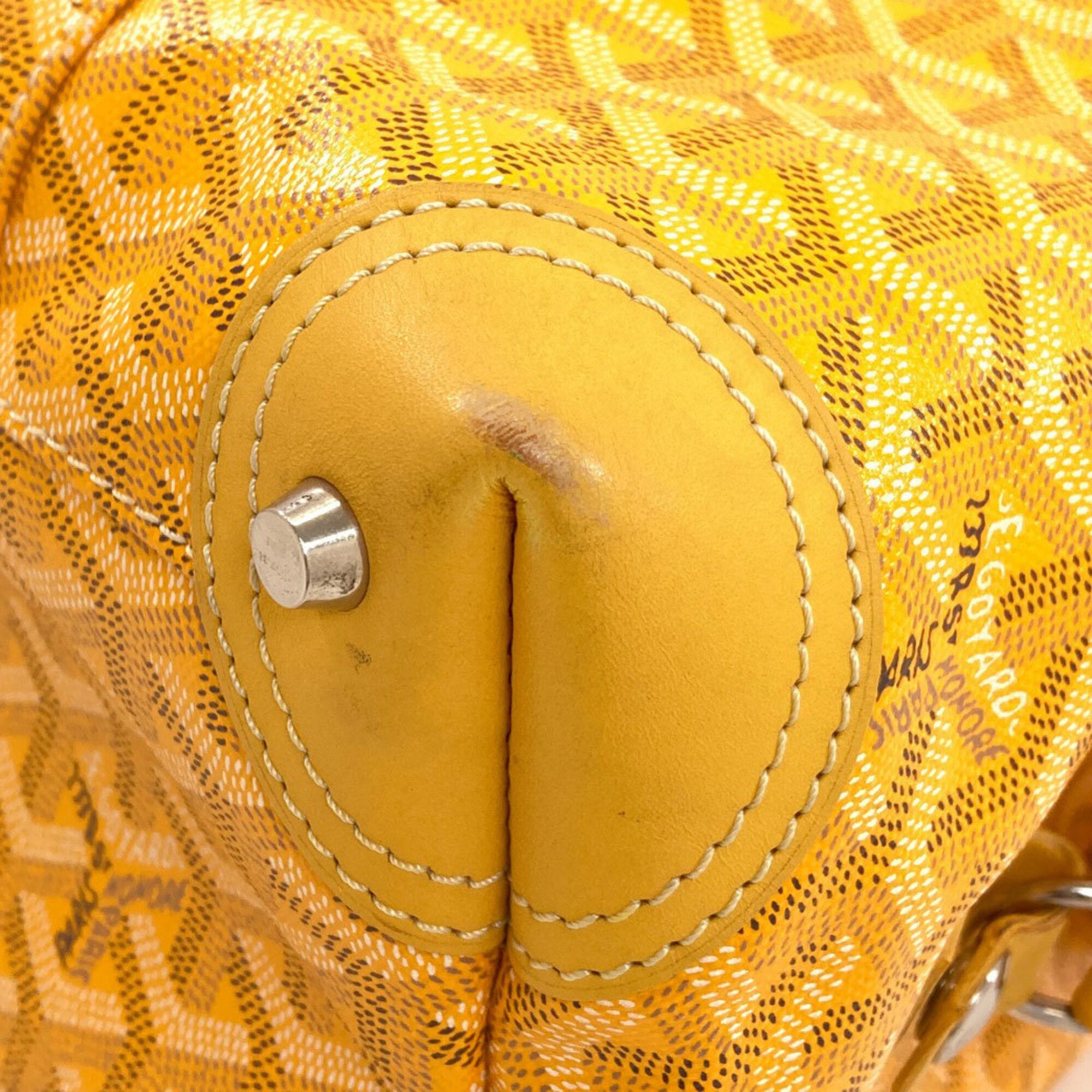 Goyard Yellow Pvc Boston Bag (Pre-Owned)