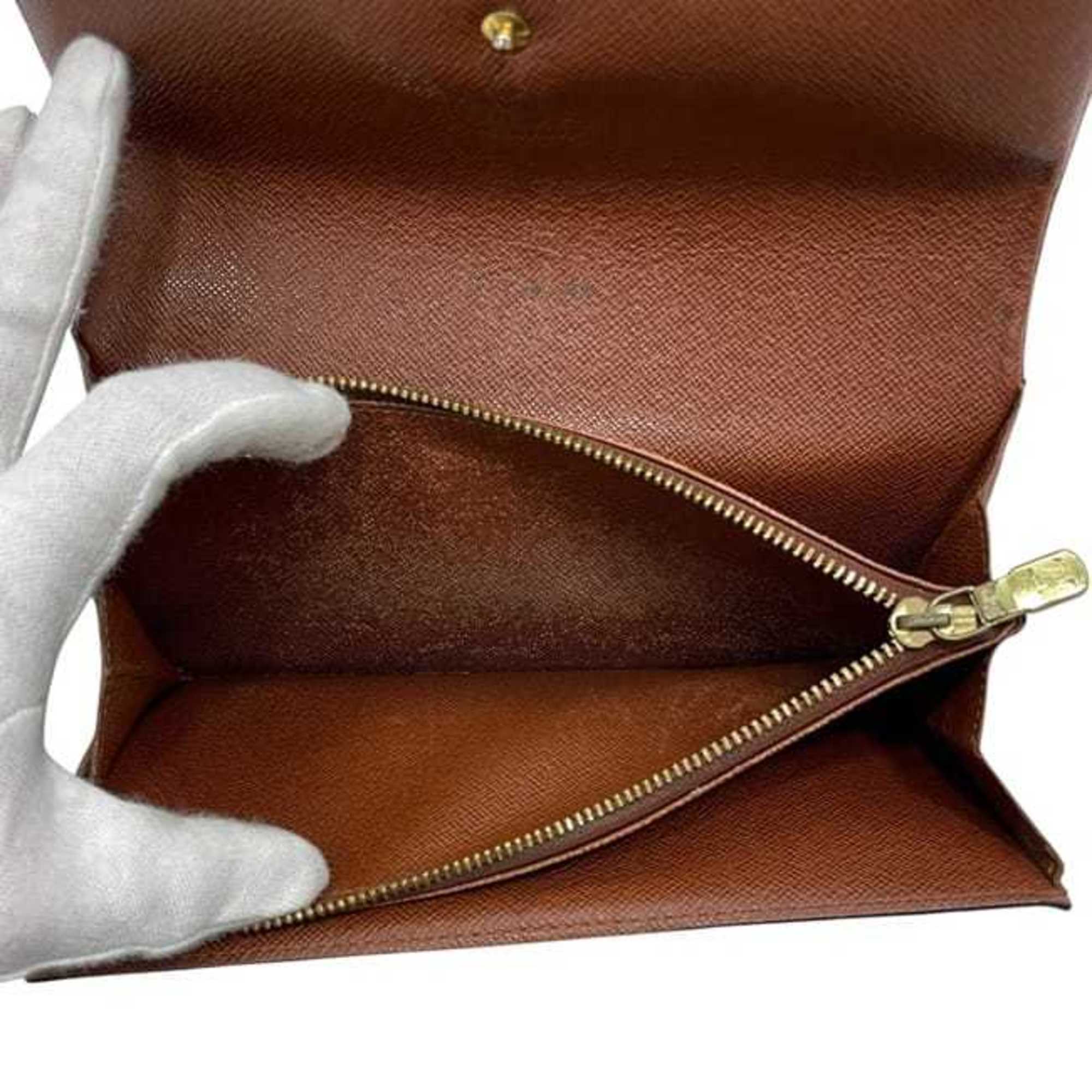 Louis Vuitton Brown Monogram Monogram Long Wallet (Bi-Fold) (Pre-Owned)