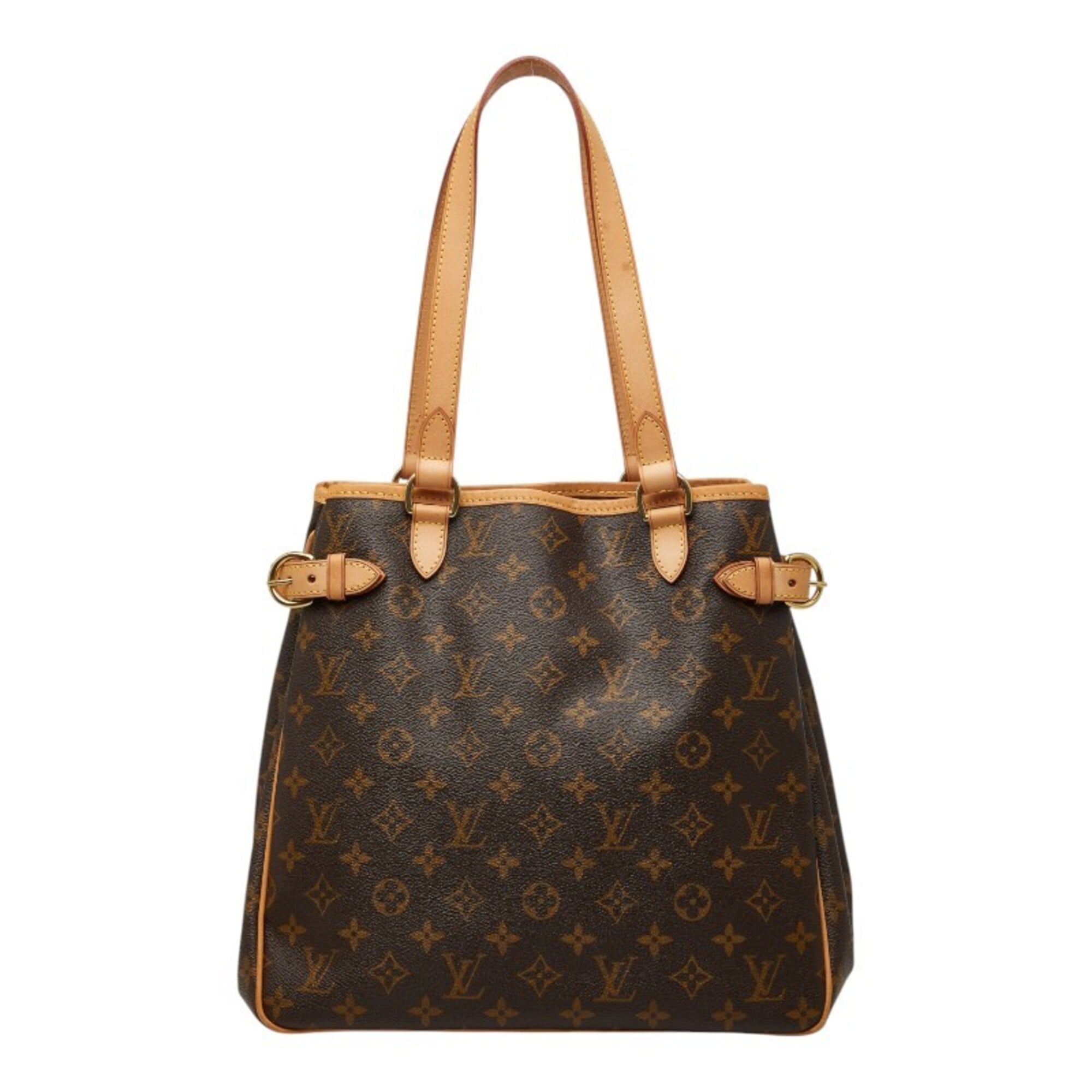 Louis Vuitton Brown Pvc Leather Shoulder Bag Tote Bag (Pre-Owned)