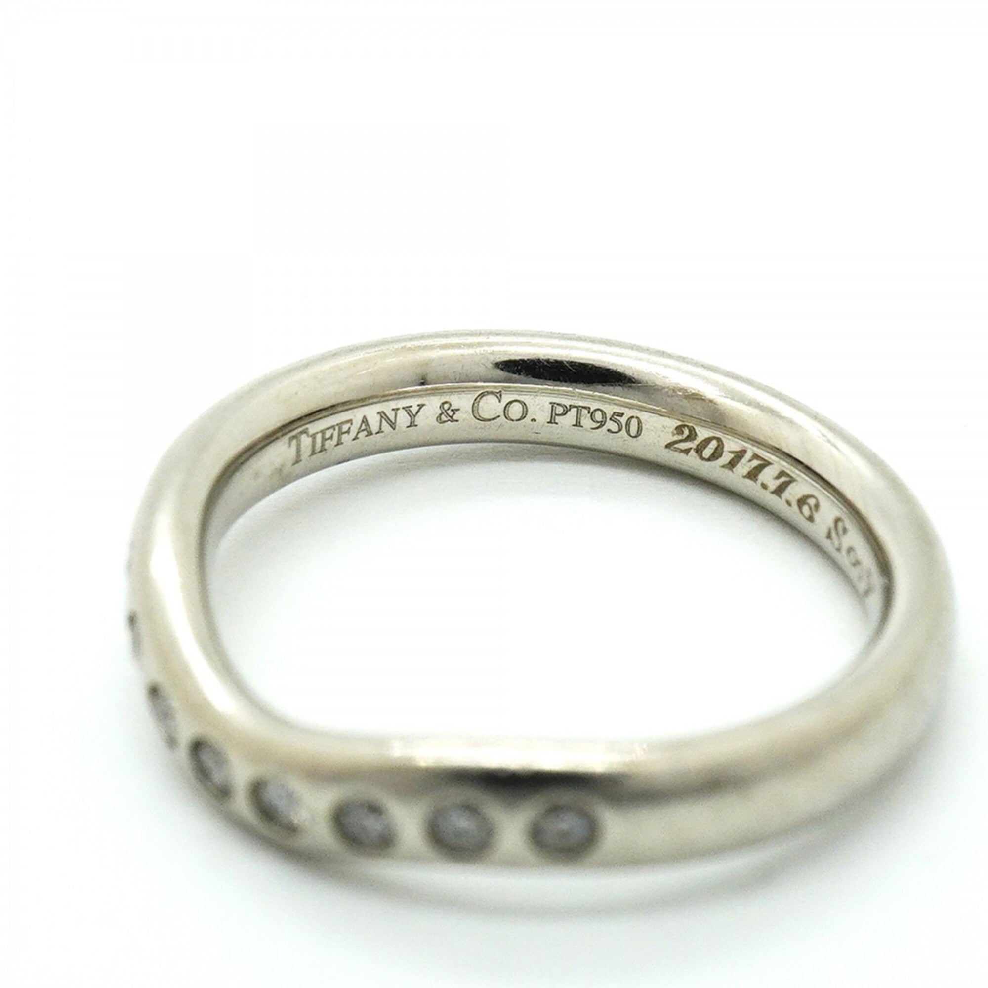 Tiffany Platinum 950 Band Ring (Pre-Owned)