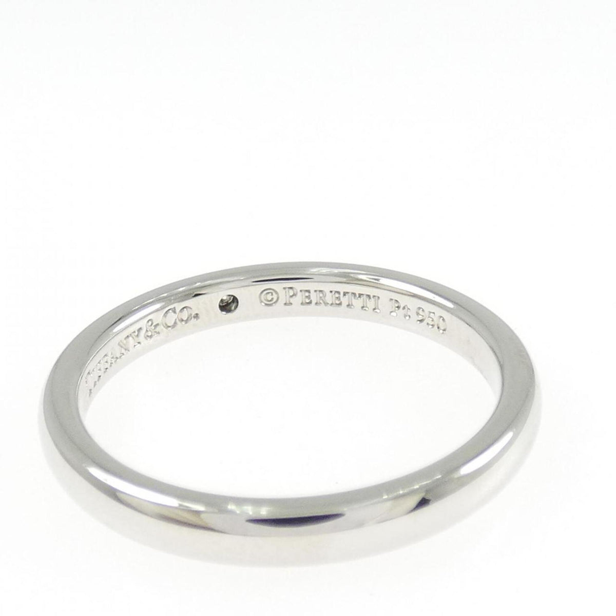 Tiffany Platinum 950 Band Ring (Pre-Owned)