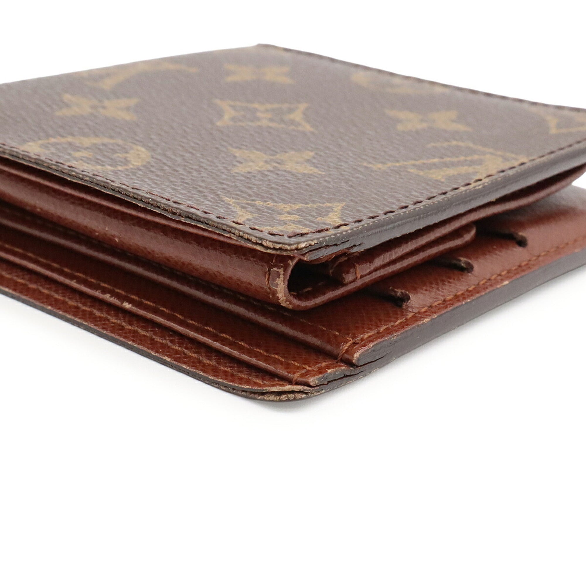 Louis Vuitton Brown Monogram Canvas Wallet (Bi-Fold) (Pre-Owned)